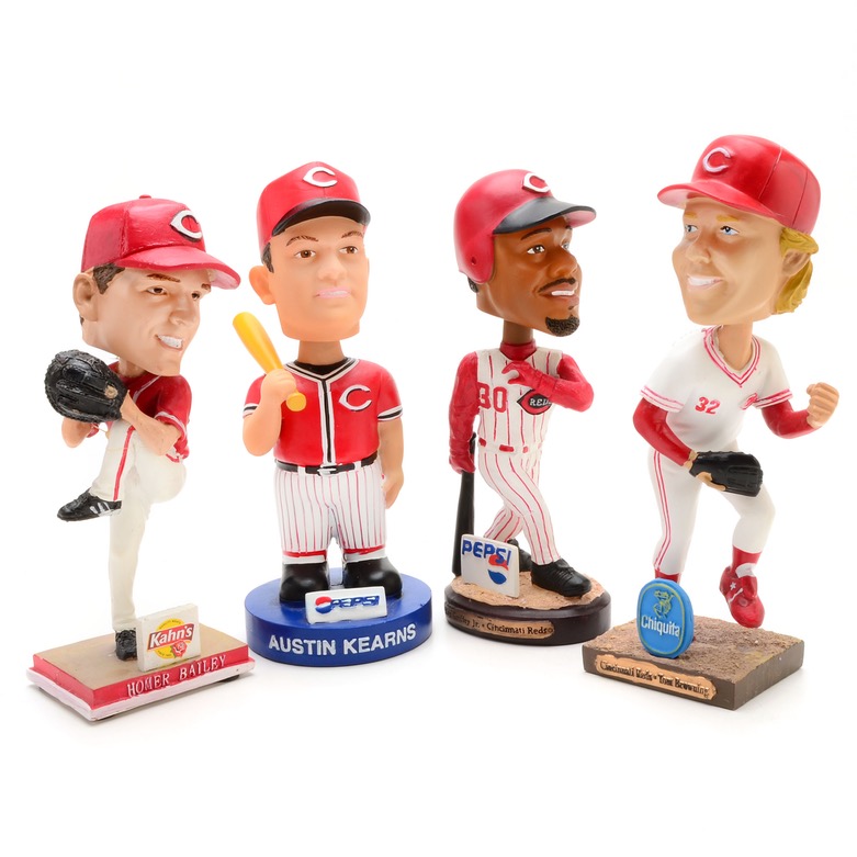 Browning, Bailey, Kearns and Griffey Jr. Bobbleheads