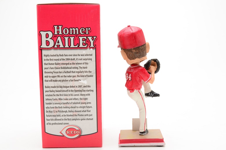 Browning, Bailey, Kearns and Griffey Jr. Bobbleheads