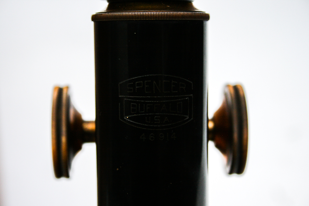 1917 U.S. Army Medical Department Microscope with Wooden Case