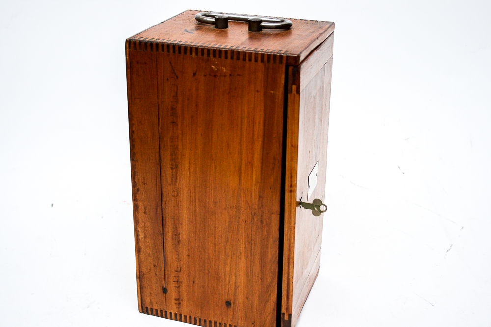 1917 U.S. Army Medical Department Microscope with Wooden Case