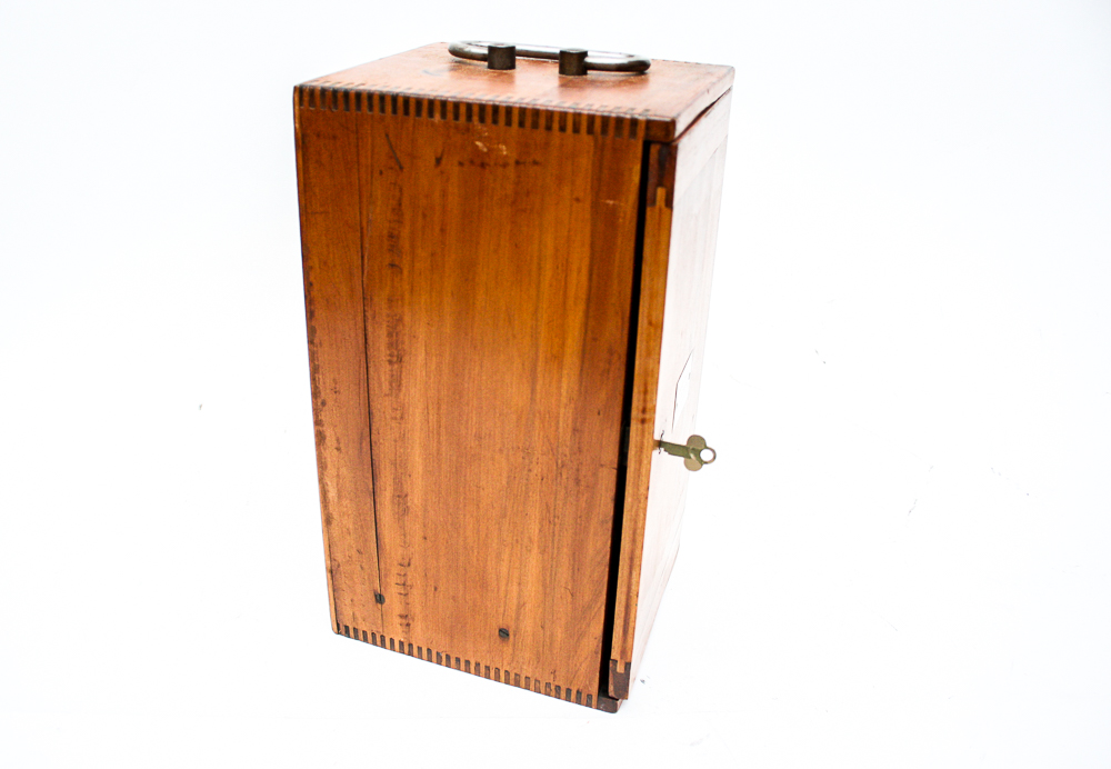 1917 U.S. Army Medical Department Microscope with Wooden Case