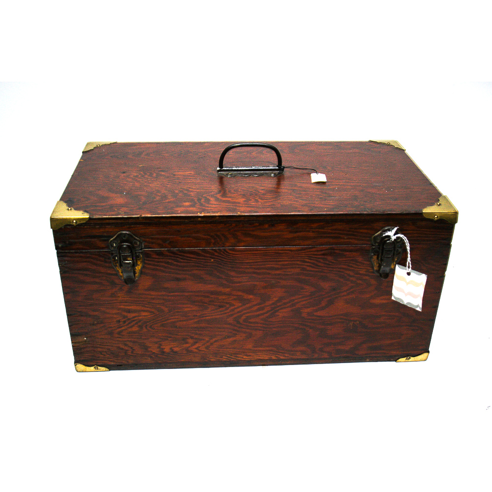 Antique Wooden Tackle Box