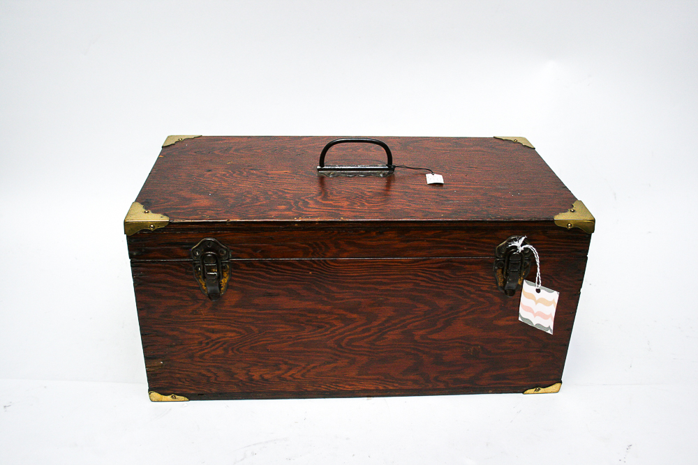 Antique Wooden Tackle Box