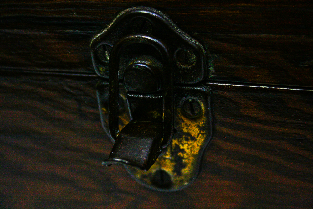 Antique Wooden Tackle Box