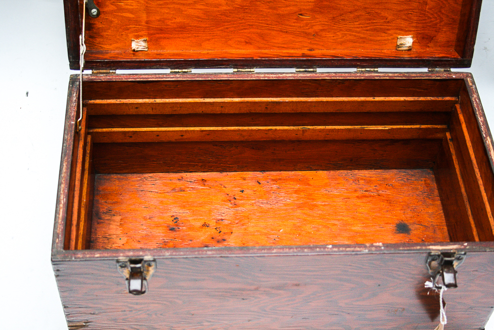 Antique Wooden Tackle Box