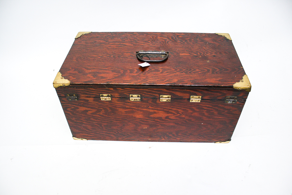 Antique Wooden Tackle Box