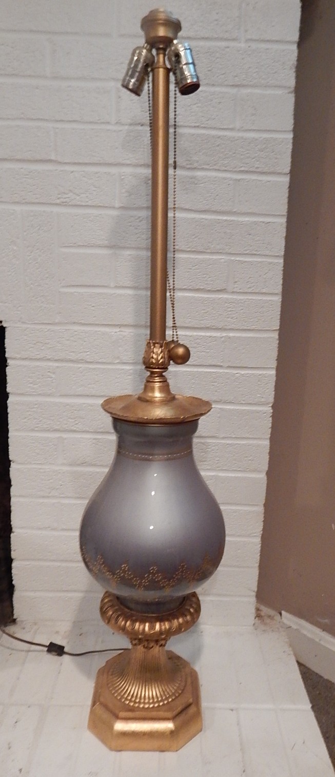 Vintage Glass Table Lamp