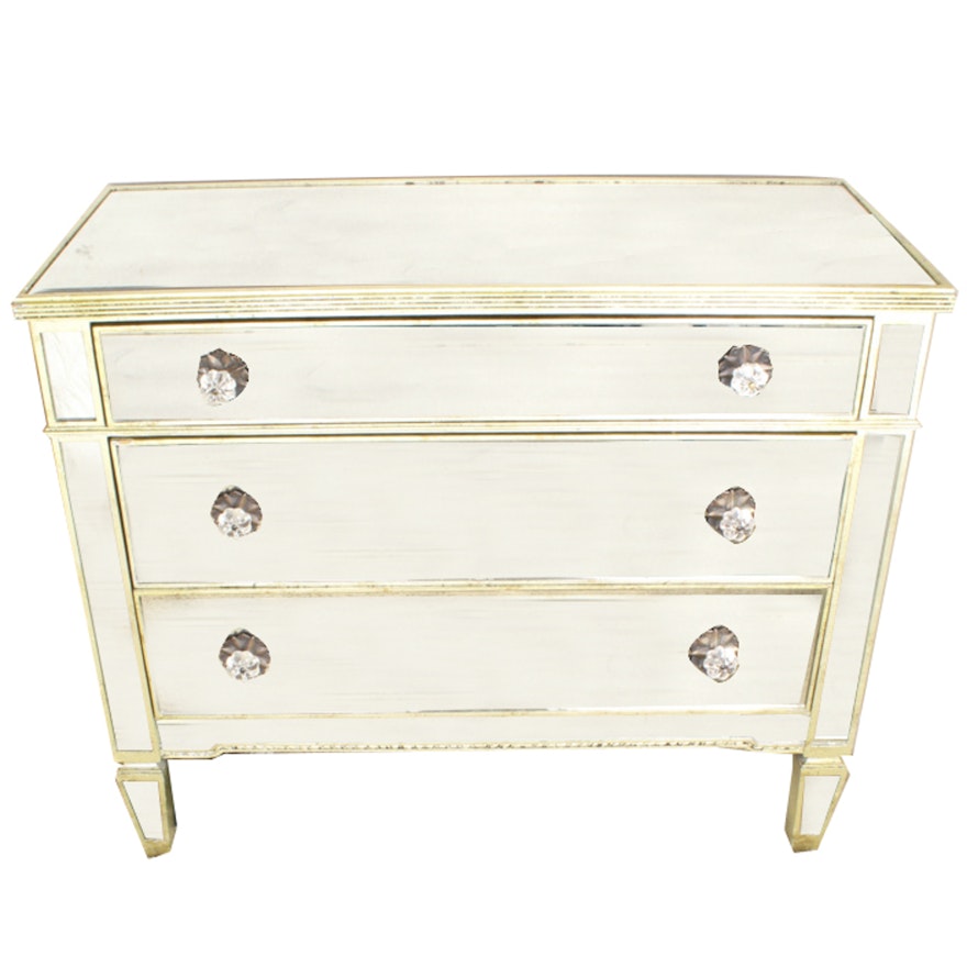 Art Deco Style Mirrored Chest of Drawers