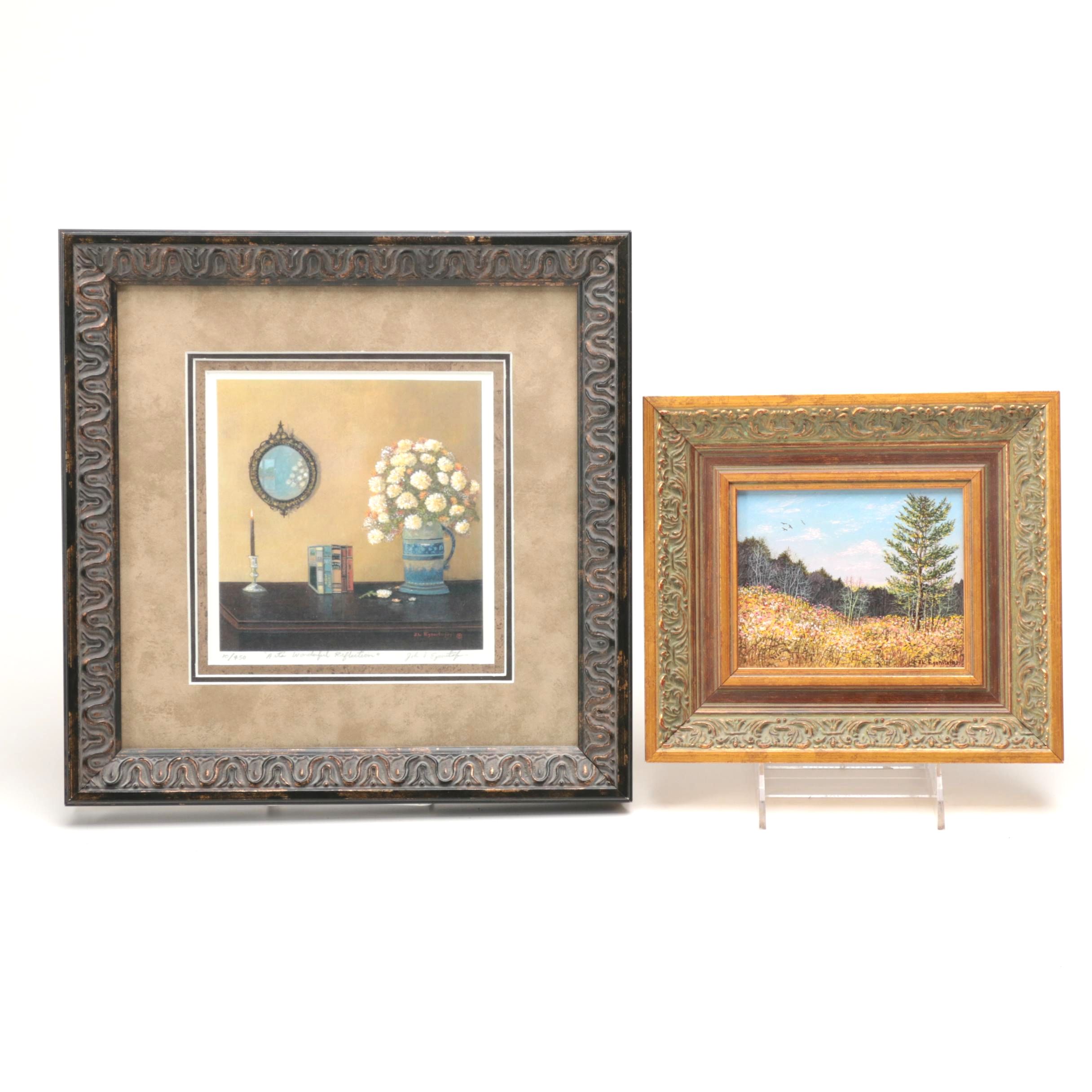 John L. Egenstafer Oil Painting and Limited Edition Giclee Print