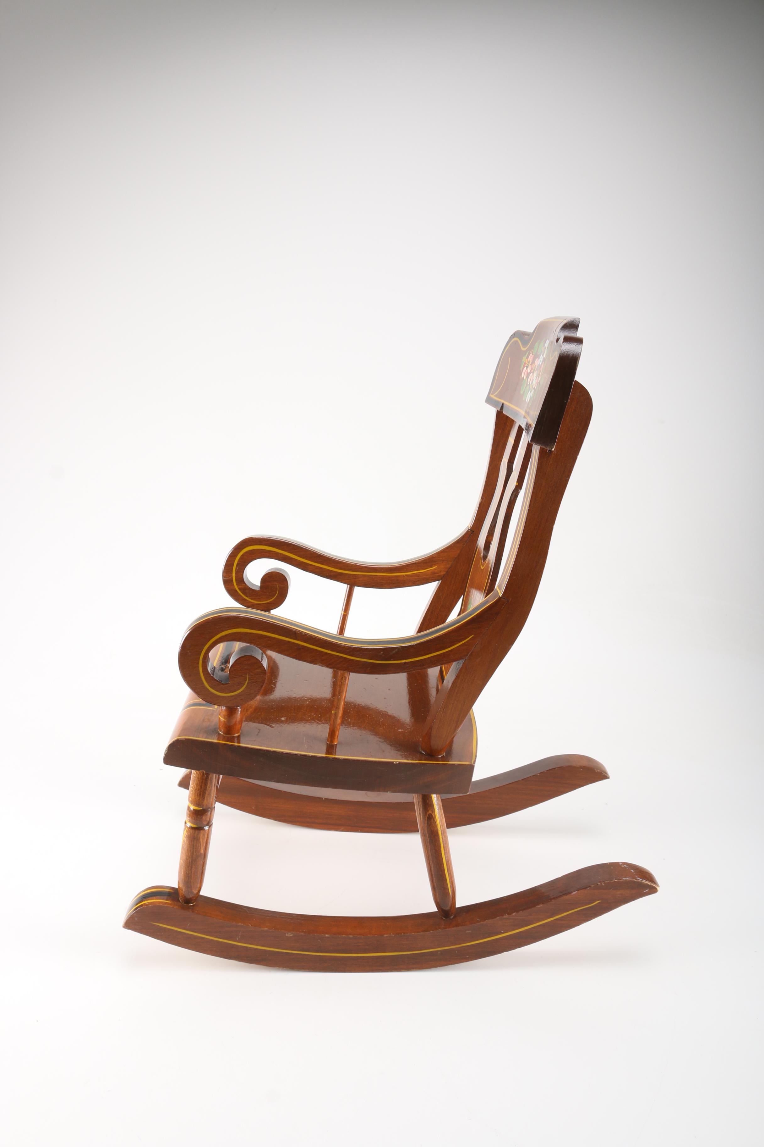 Vintage Miniature Rocking Chair