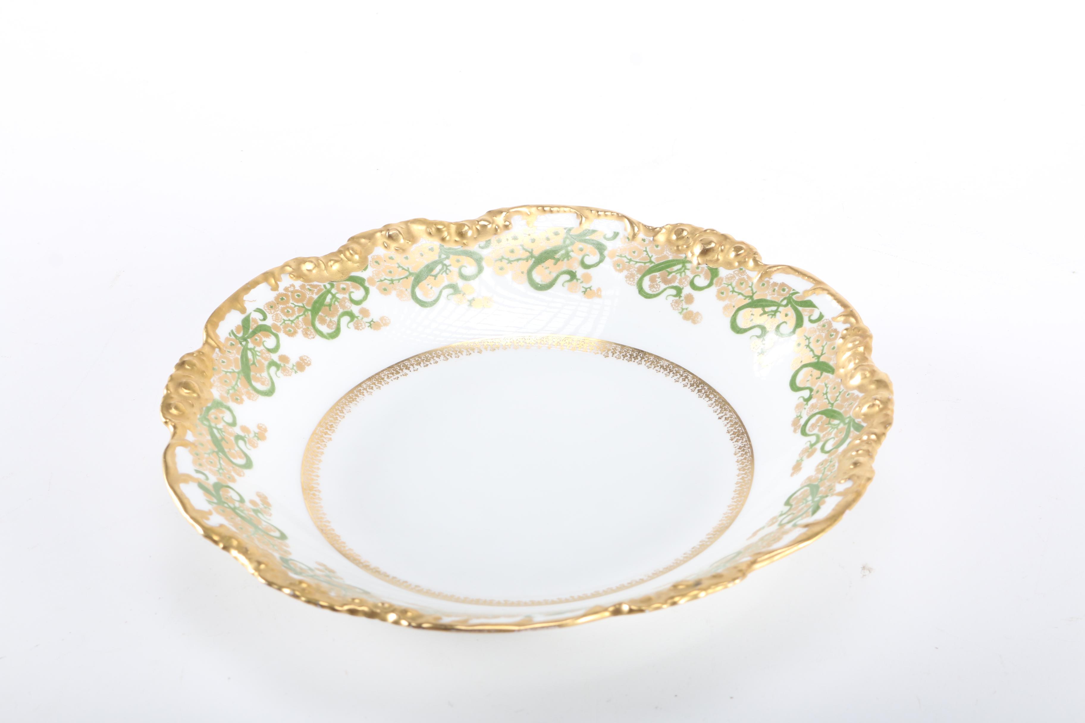 J. Pouyat Limoges Porcelain Bowl