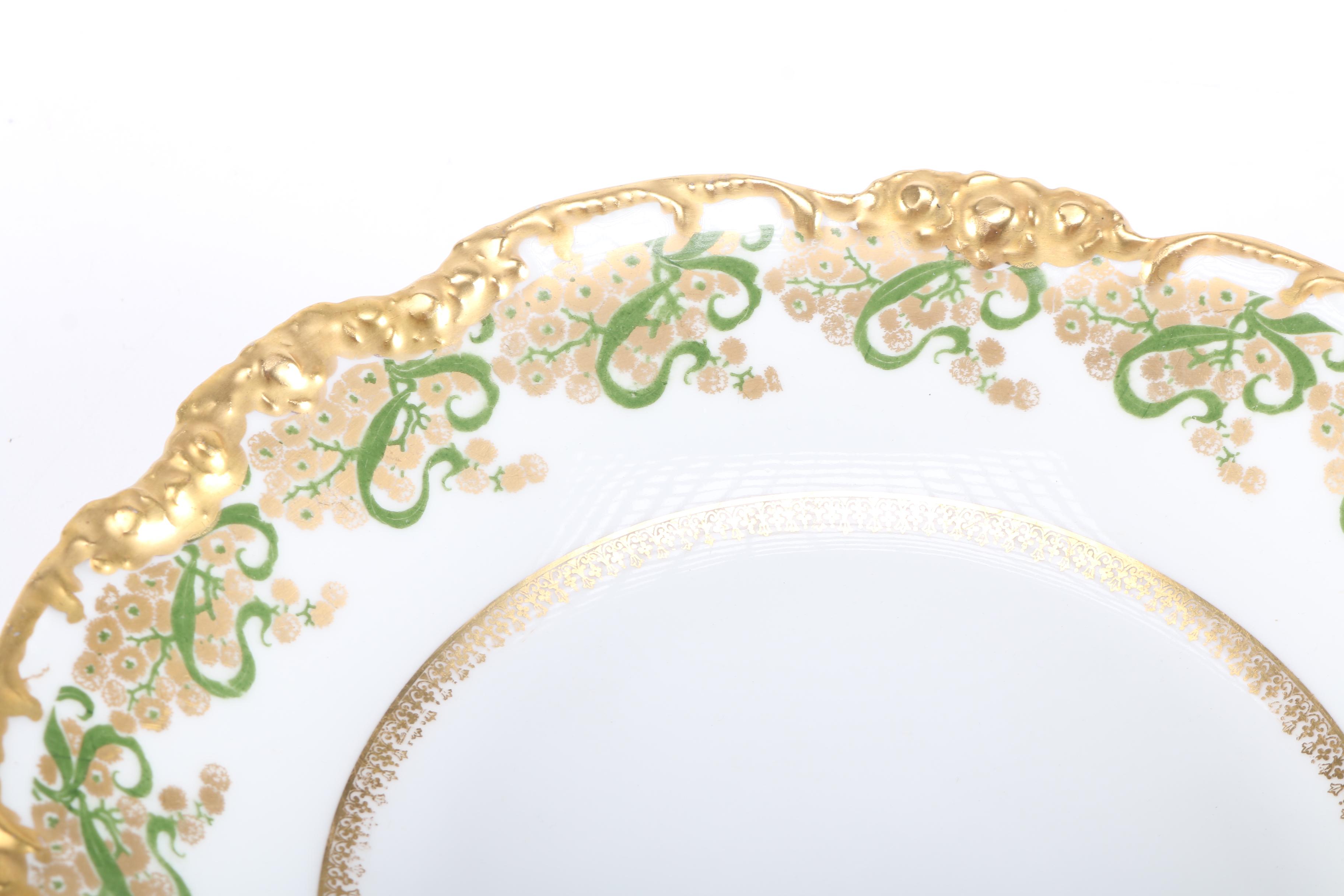 J. Pouyat Limoges Porcelain Bowl