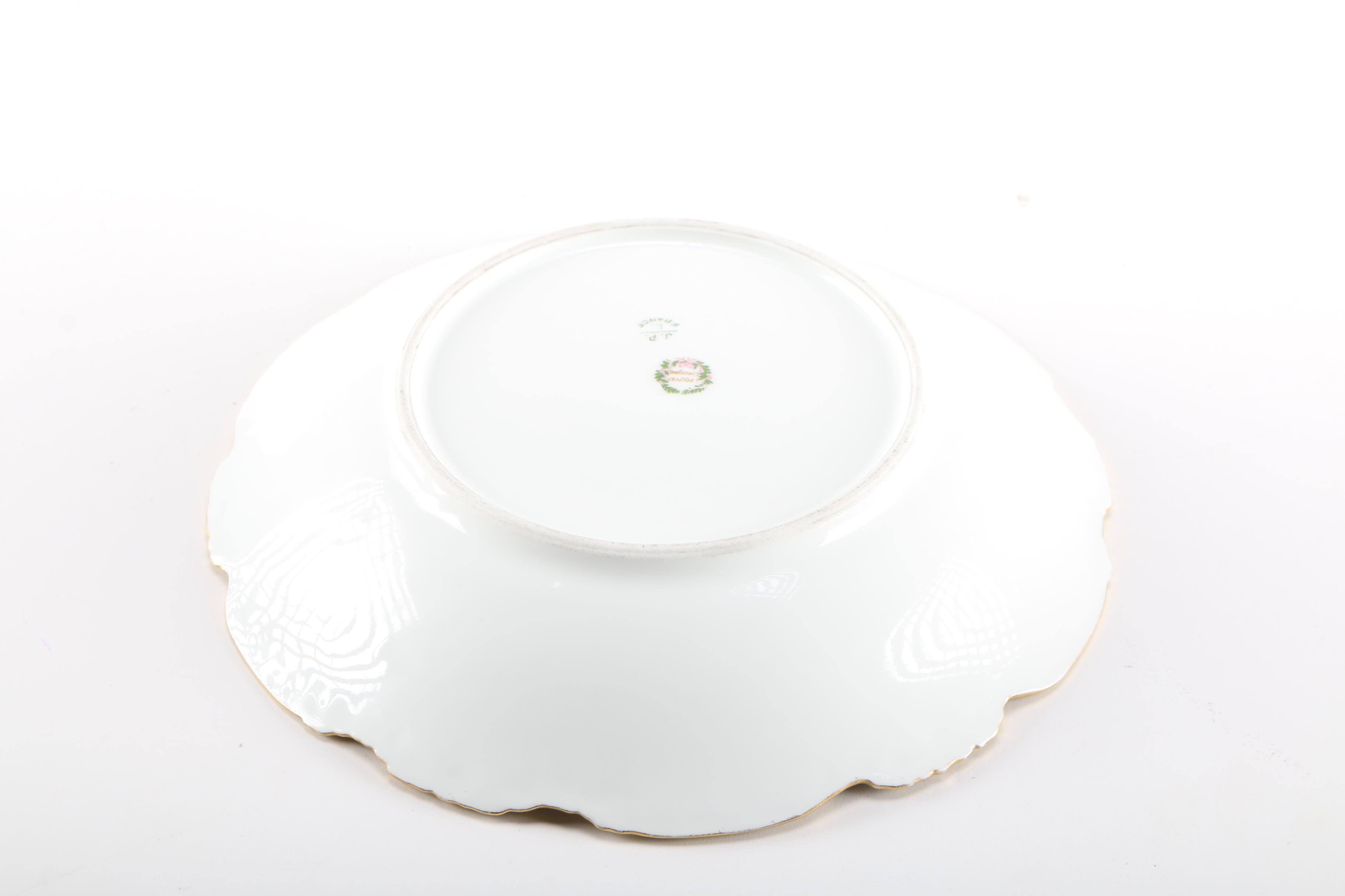 J. Pouyat Limoges Porcelain Bowl