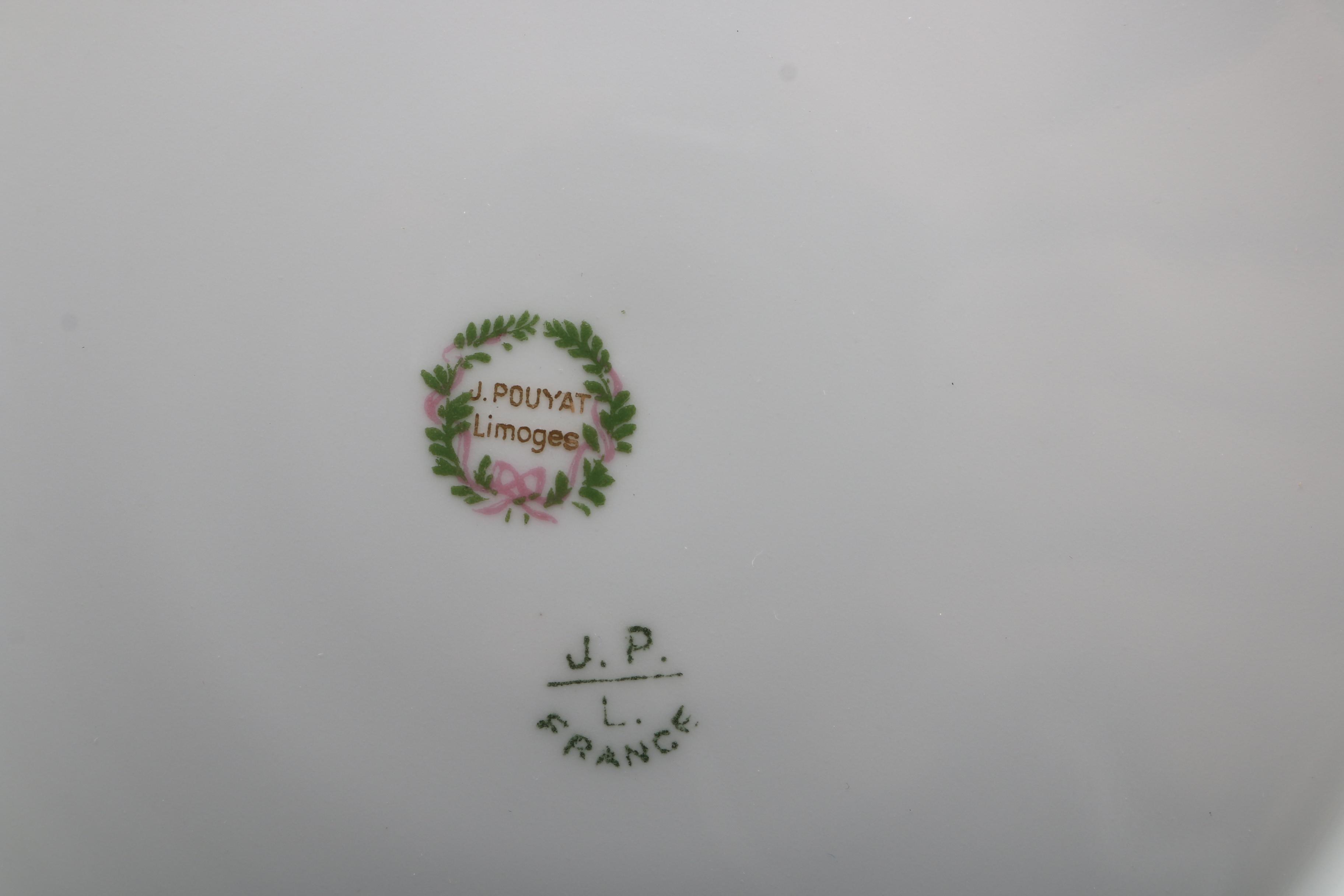 J. Pouyat Limoges Porcelain Bowl