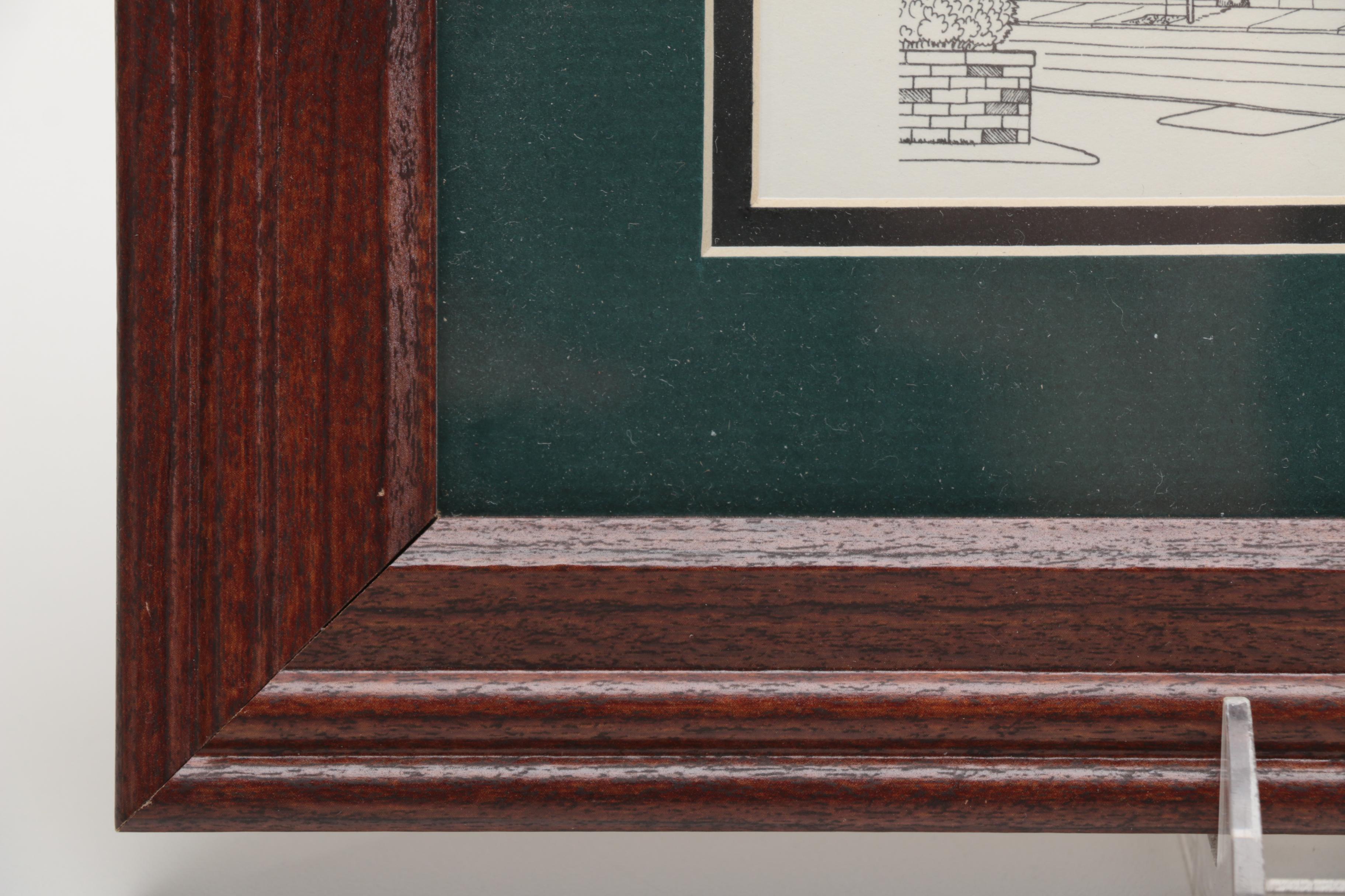 Richard Long Lithographs of St. Louis Architectural Landmarks