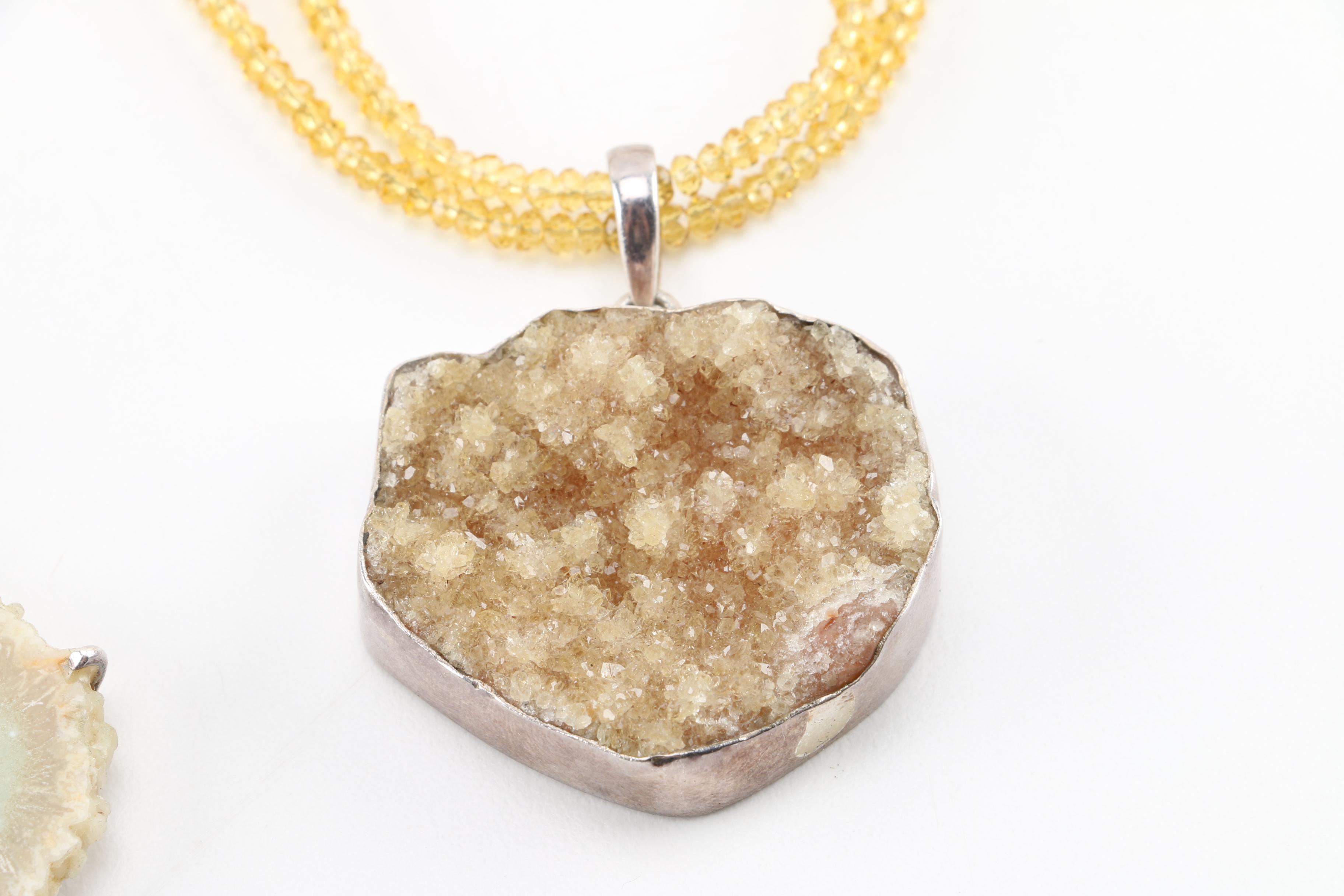 Selection of Sterling Silver and Stone Jewelry