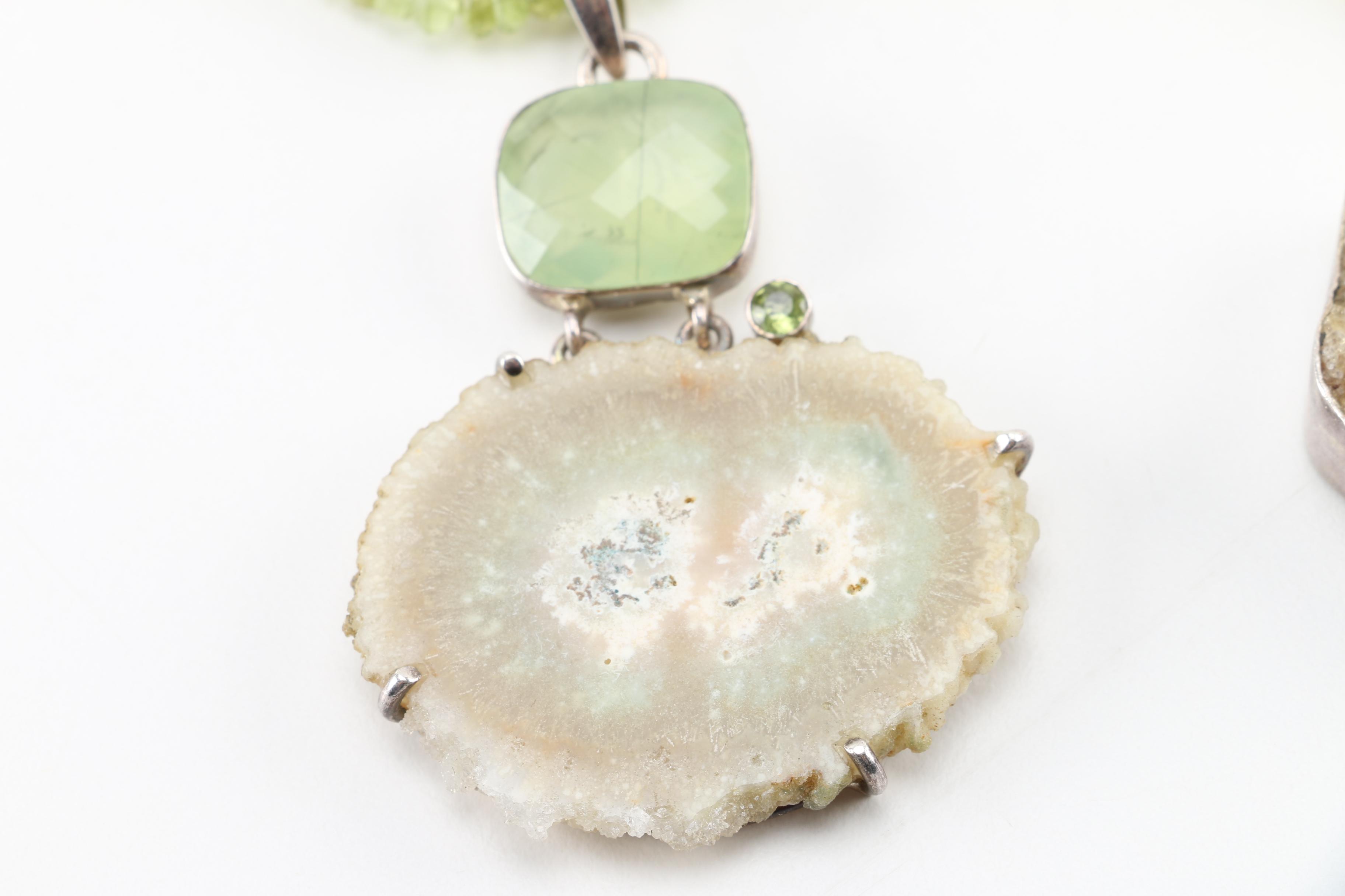 Selection of Sterling Silver and Stone Jewelry