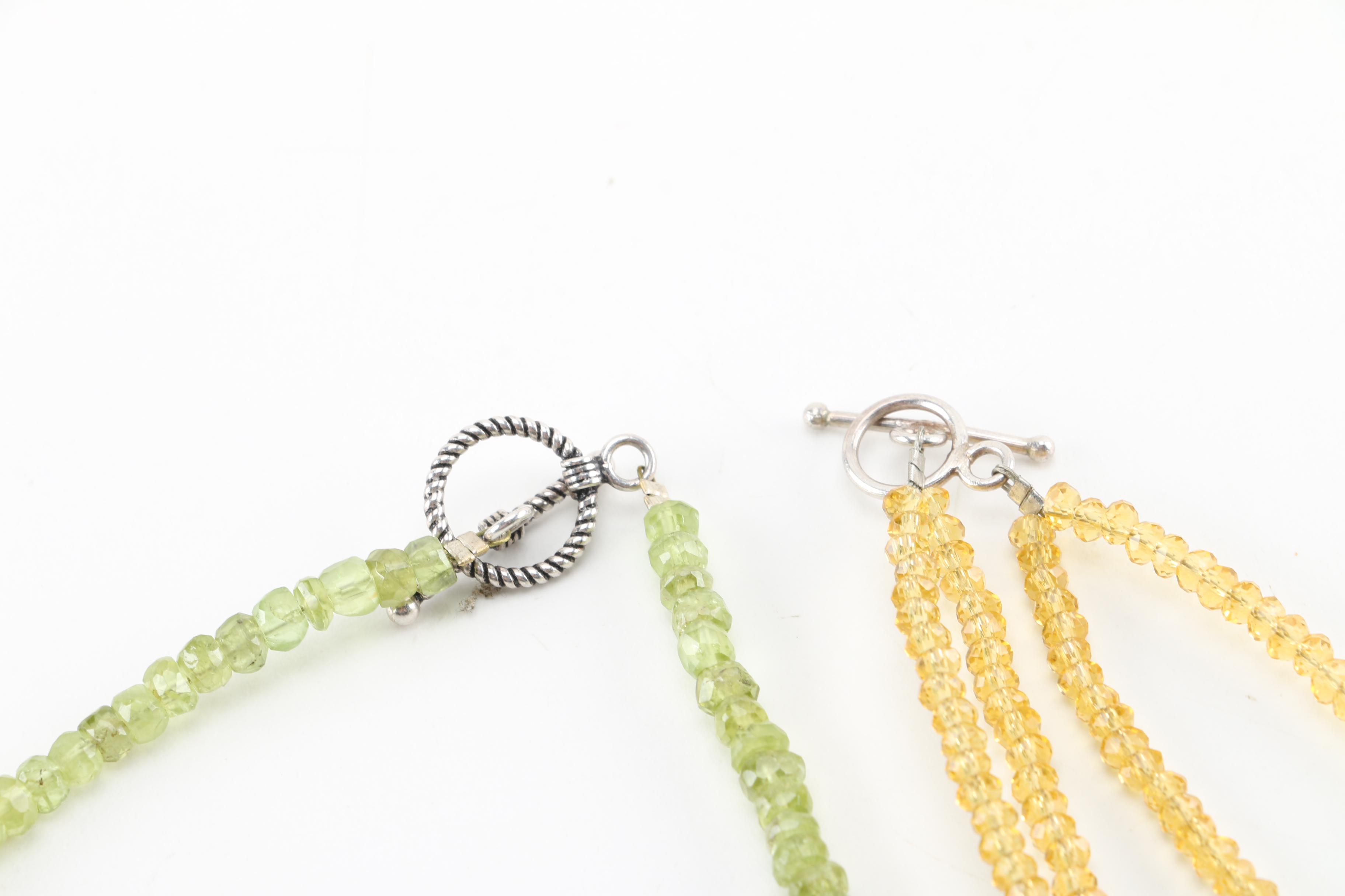 Selection of Sterling Silver and Stone Jewelry