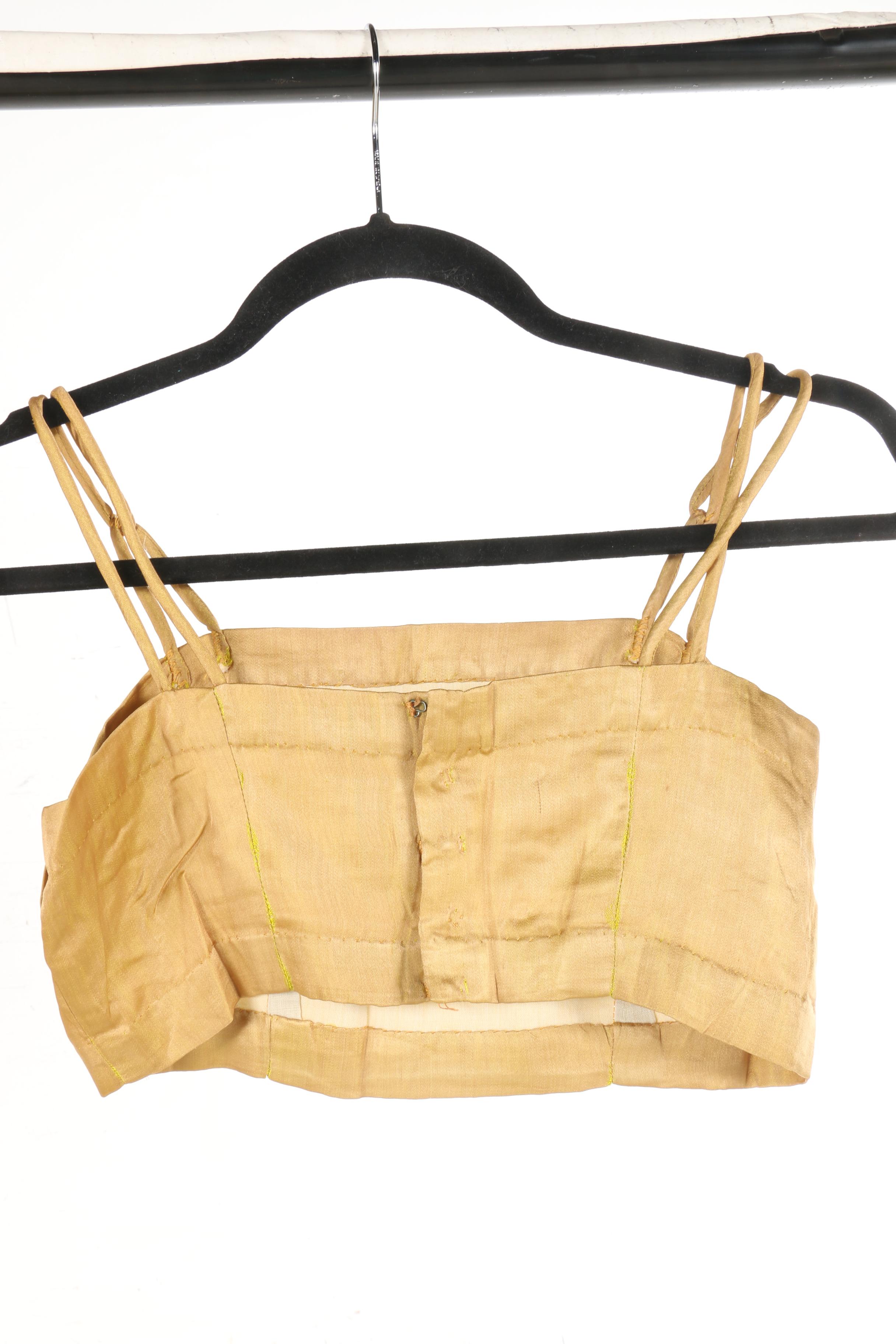 Assortment of Women's Chartreuse and Purple Saris