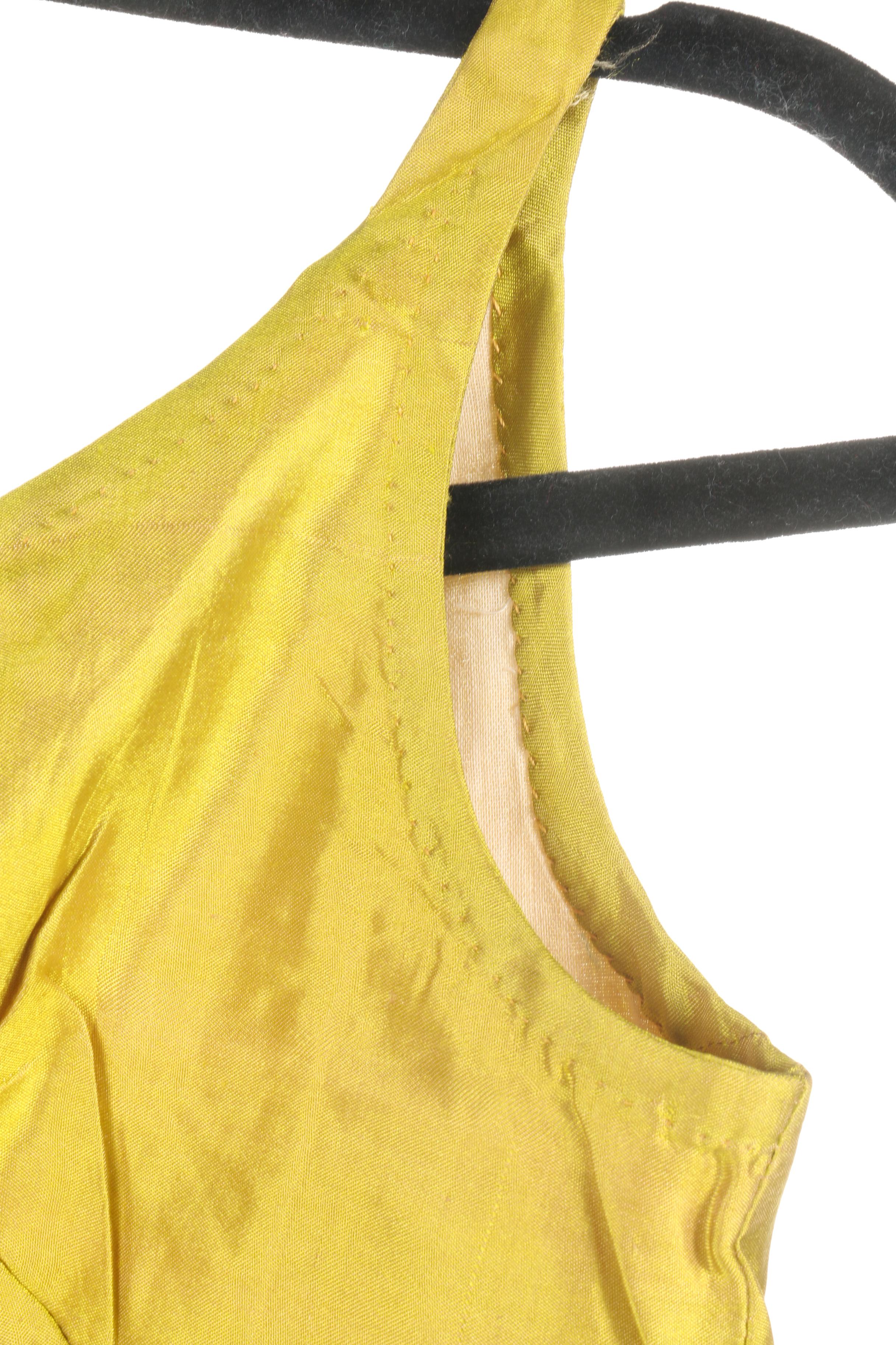 Assortment of Women's Chartreuse and Purple Saris