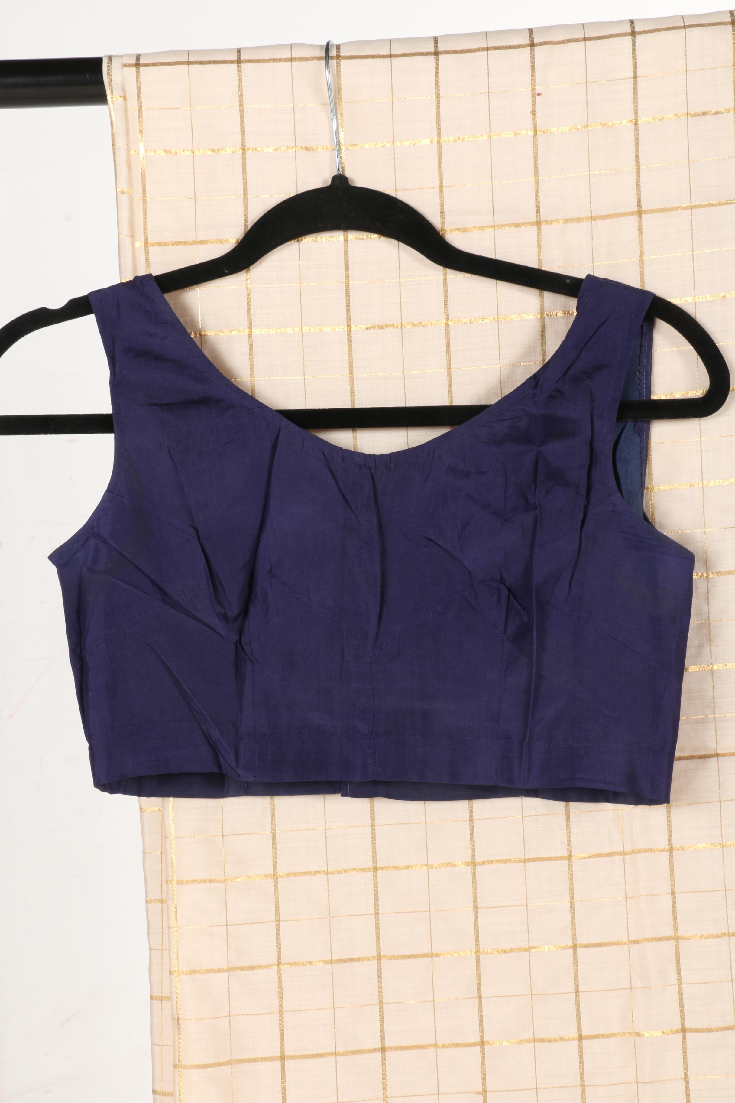 Assortment of Women's Chartreuse and Purple Saris