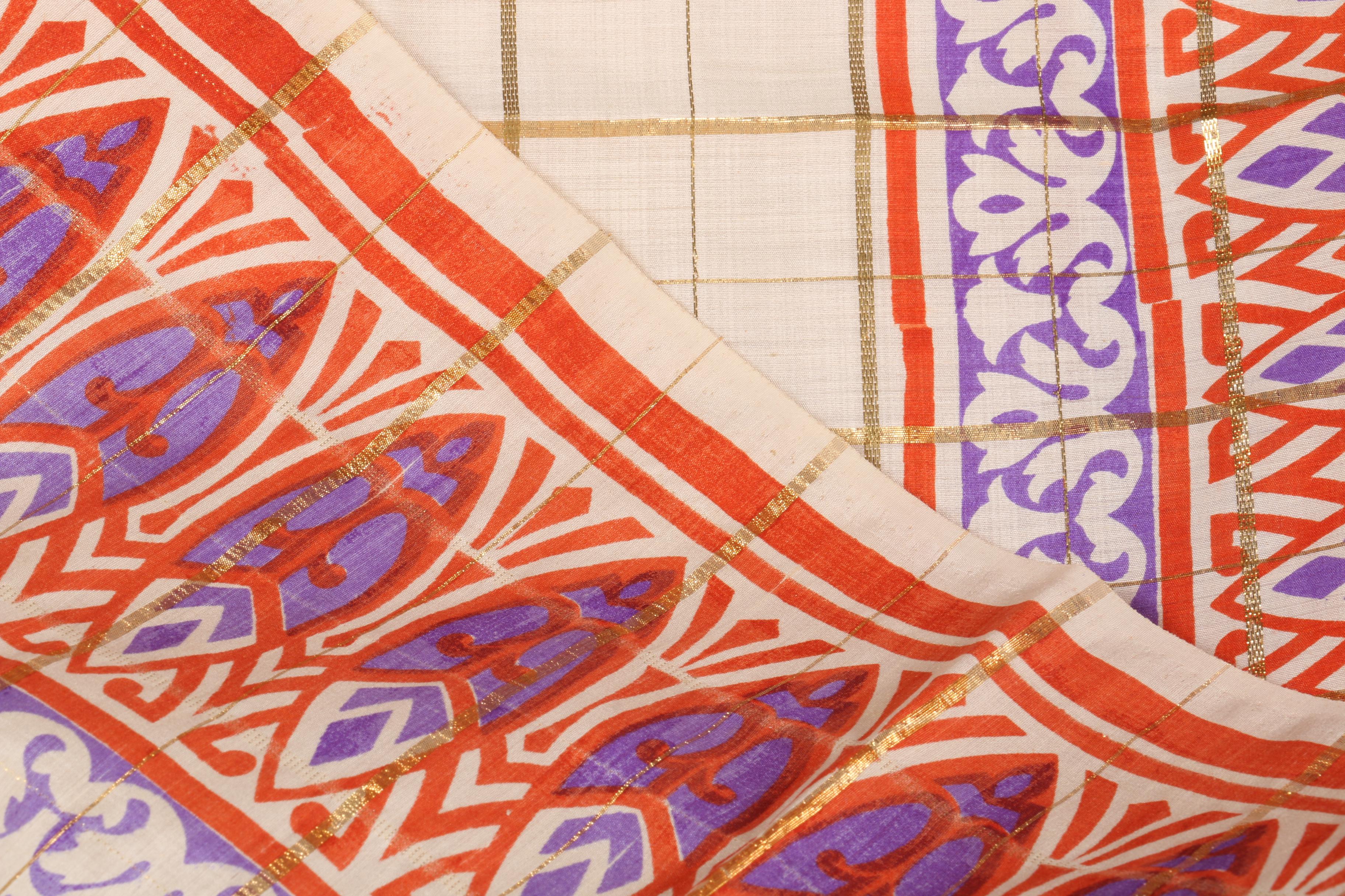 Assortment of Women's Chartreuse and Purple Saris