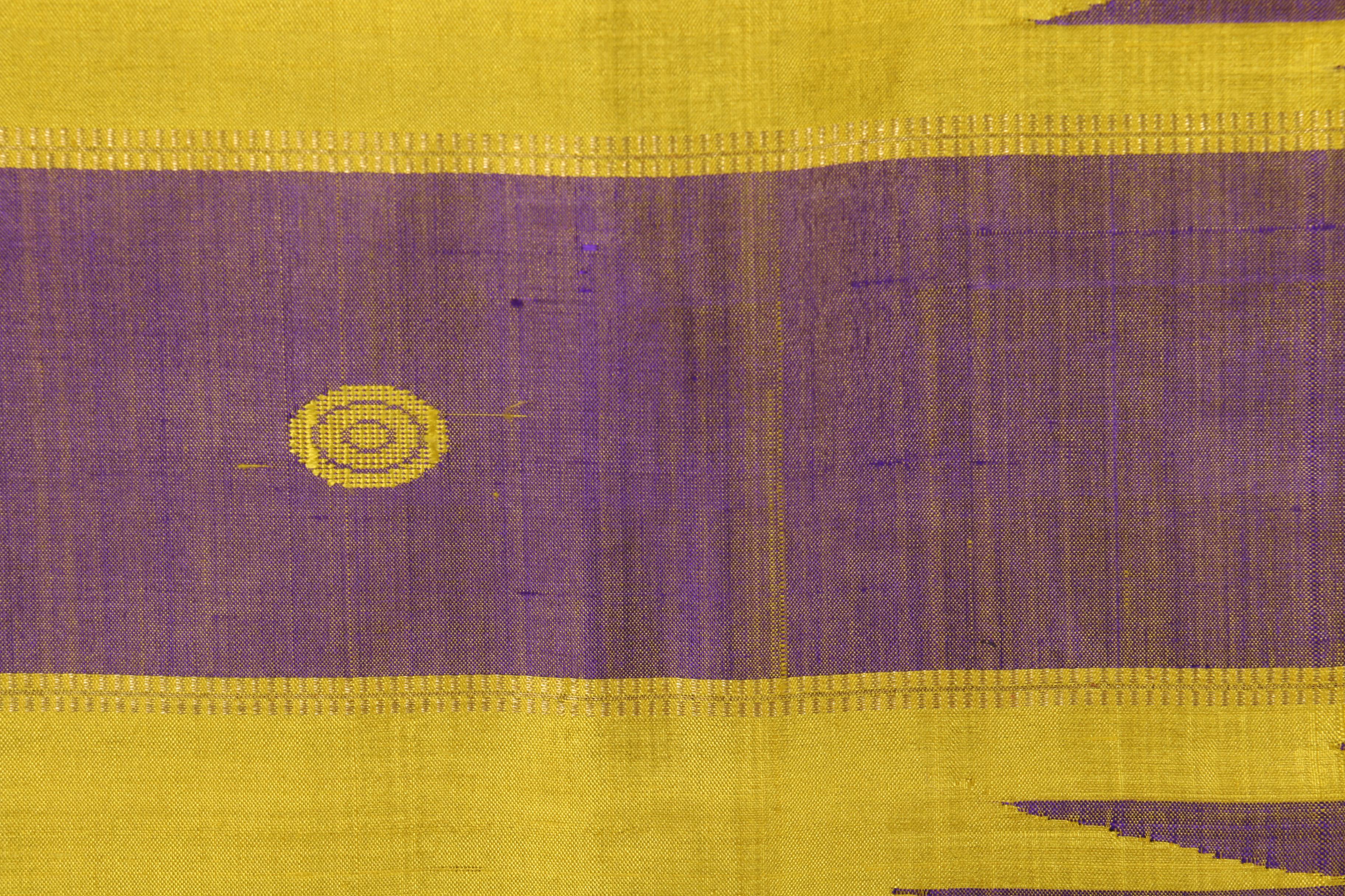 Assortment of Women's Chartreuse and Purple Saris