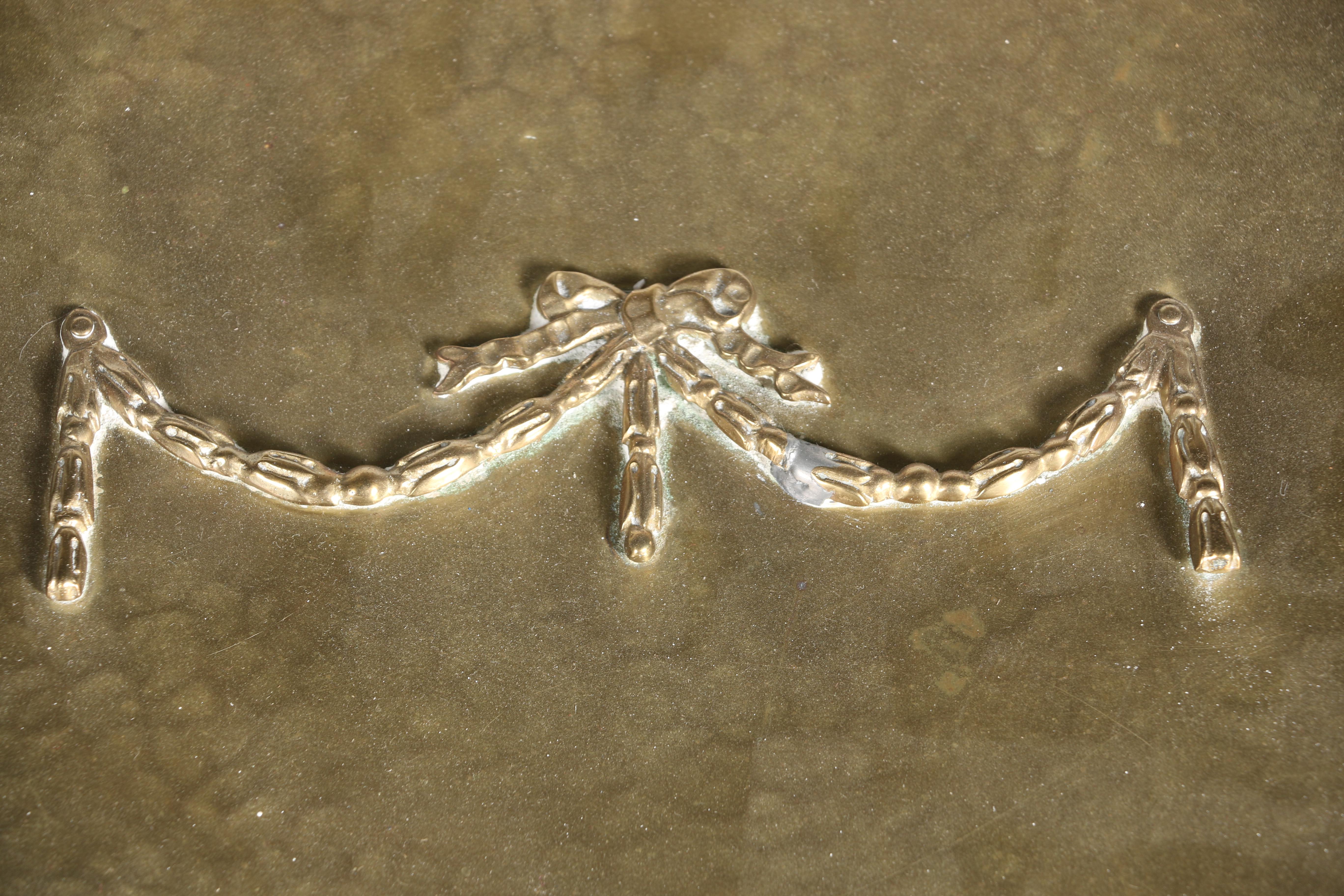 Vintage Brass Coal Scuttle