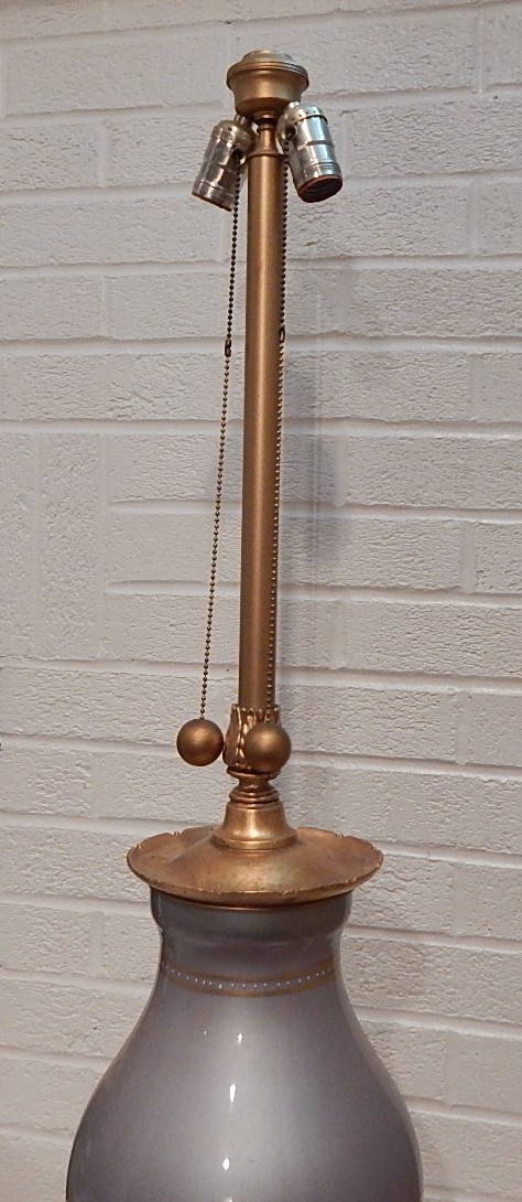 Vintage Glass Table Lamp