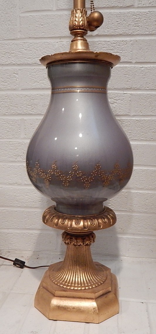 Vintage Glass Table Lamp
