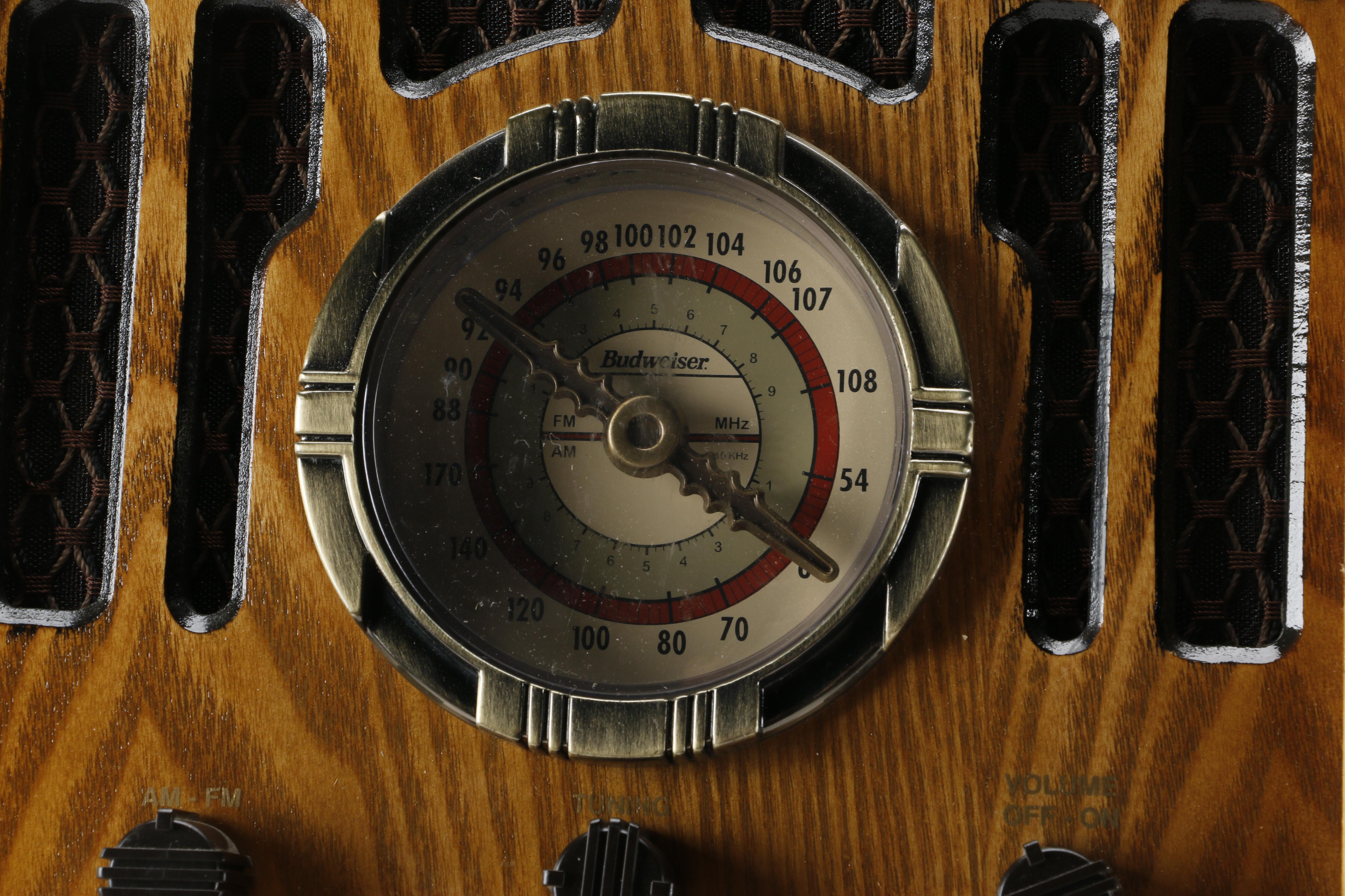 Faux Vintage Crosley Budweiser Collector's Edition Cassette Radio