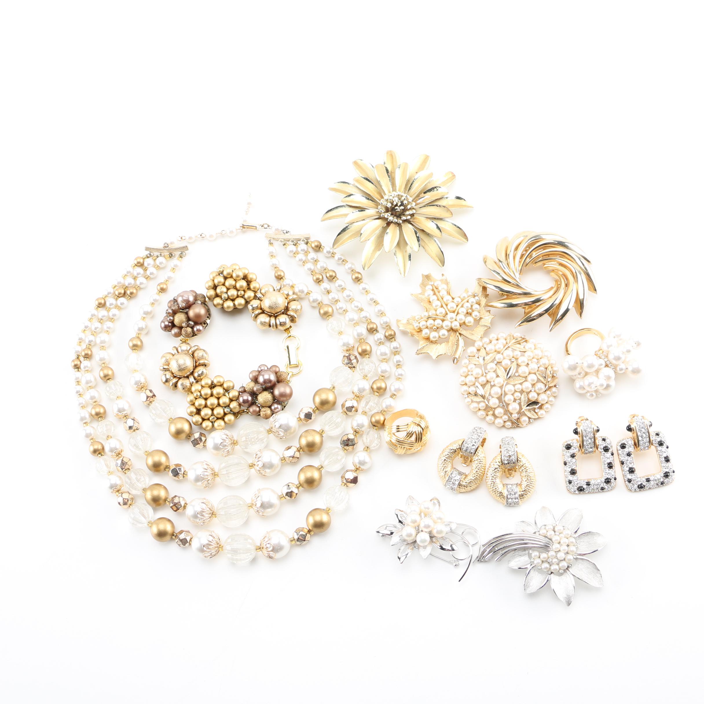 Costume Jewelry Including Trifari