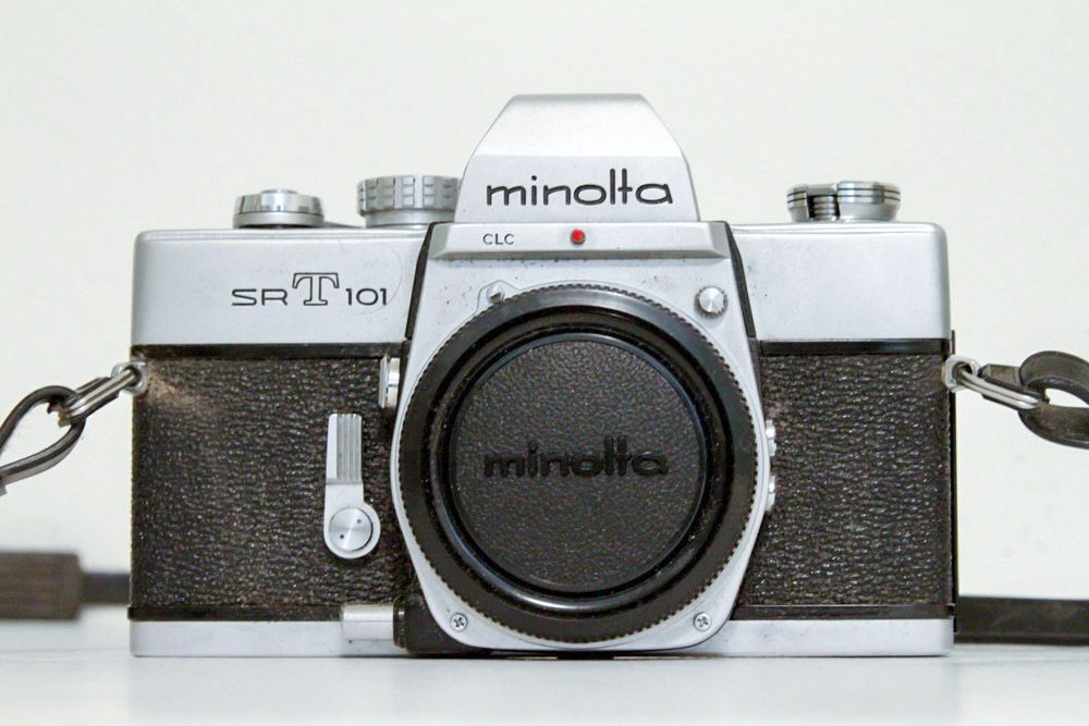 1960s Minolta SRT-101 Camera and Accessories