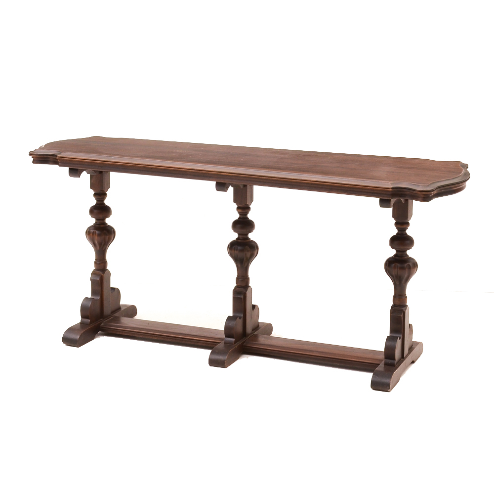 1920s English Revival Style Sofa Table