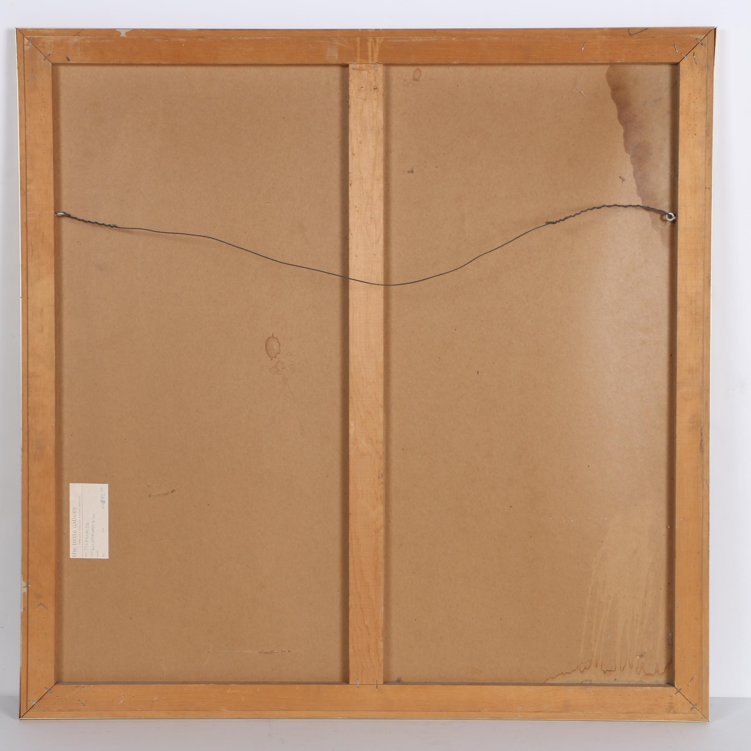 Serigraph on Paper After Roy Lichtenstein "That's The Way -- It Should Have Begun! But It's Hopeless!"