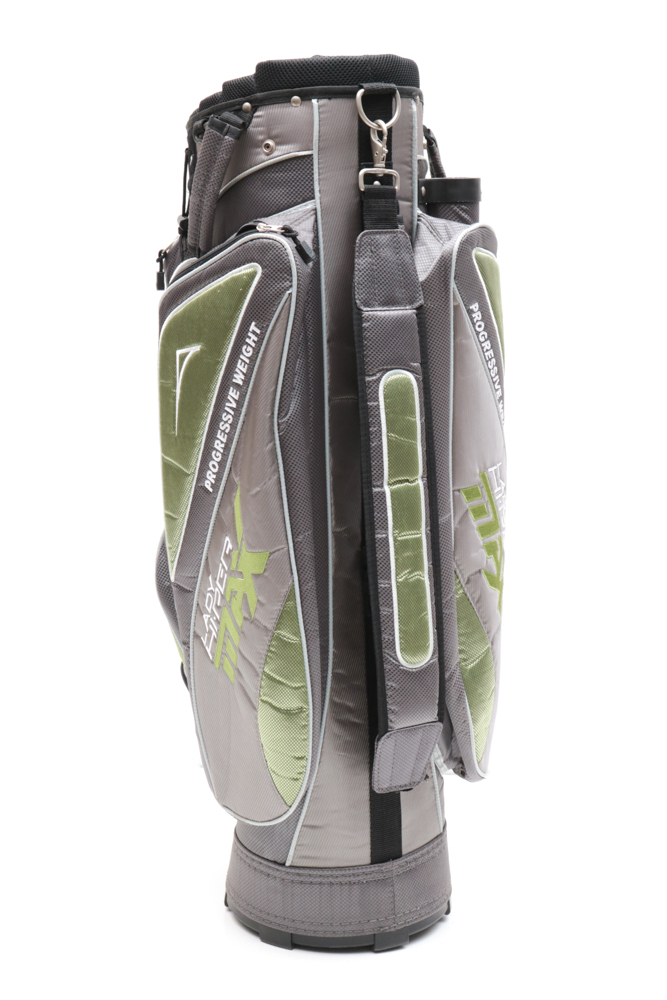 Acuity Two Wheel Golf Push Pull Cart with Golf Equipment