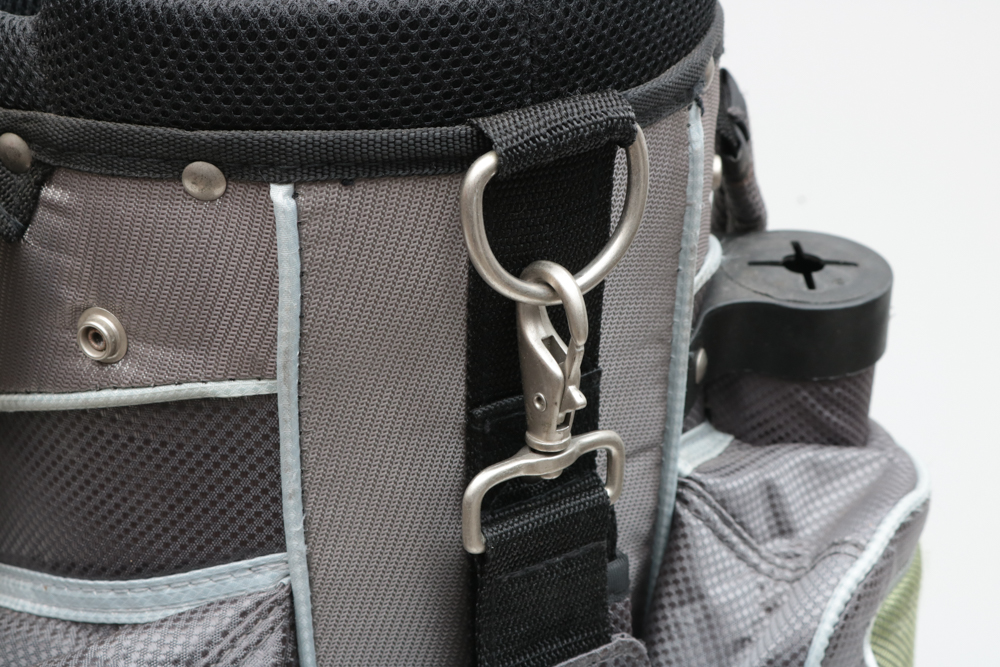 Acuity Two Wheel Golf Push Pull Cart with Golf Equipment