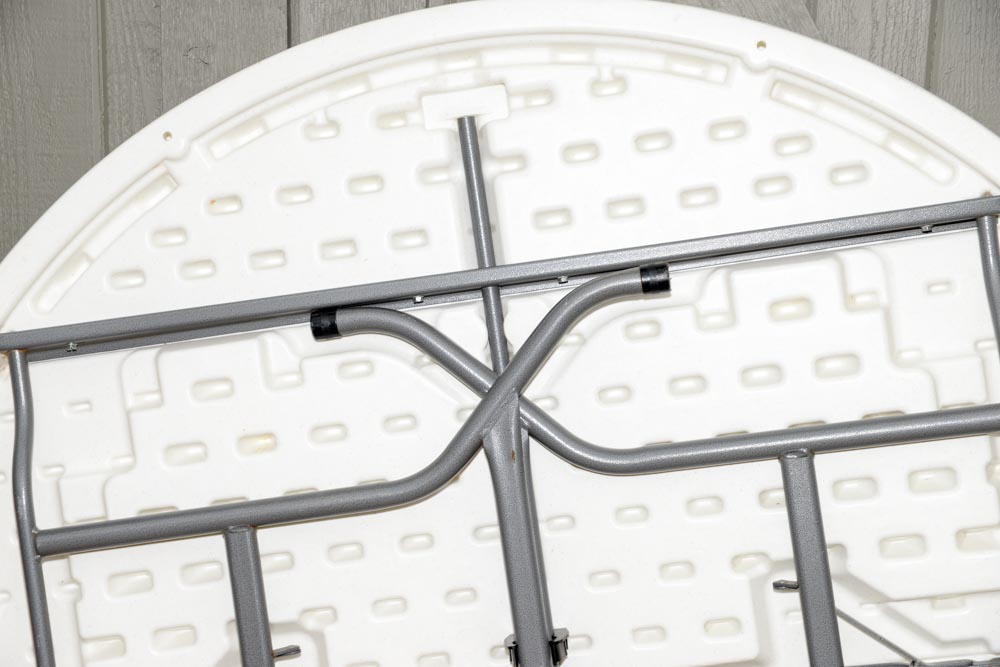 Three 58" Round Indoor/Outdoor Banquet Tables