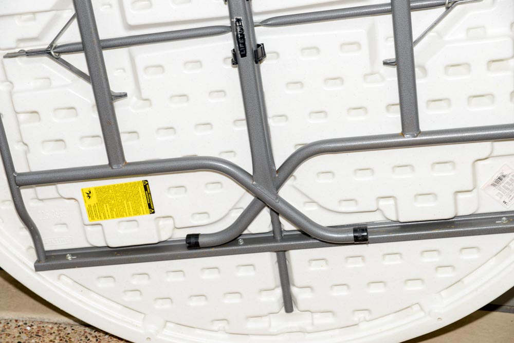 Three 58" Round Indoor/Outdoor Banquet Tables