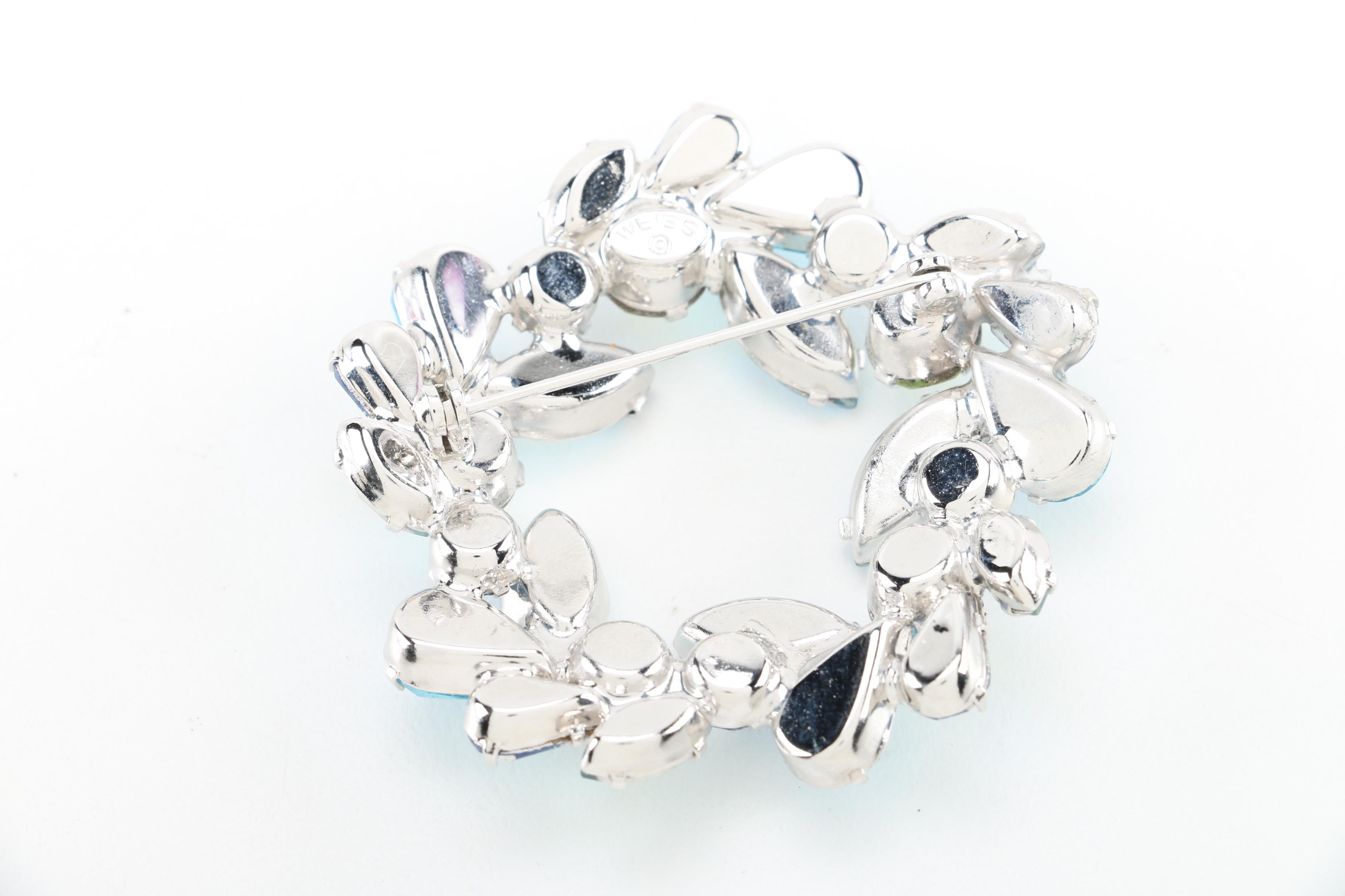 Weiss Brooch and Bogoff Necklace