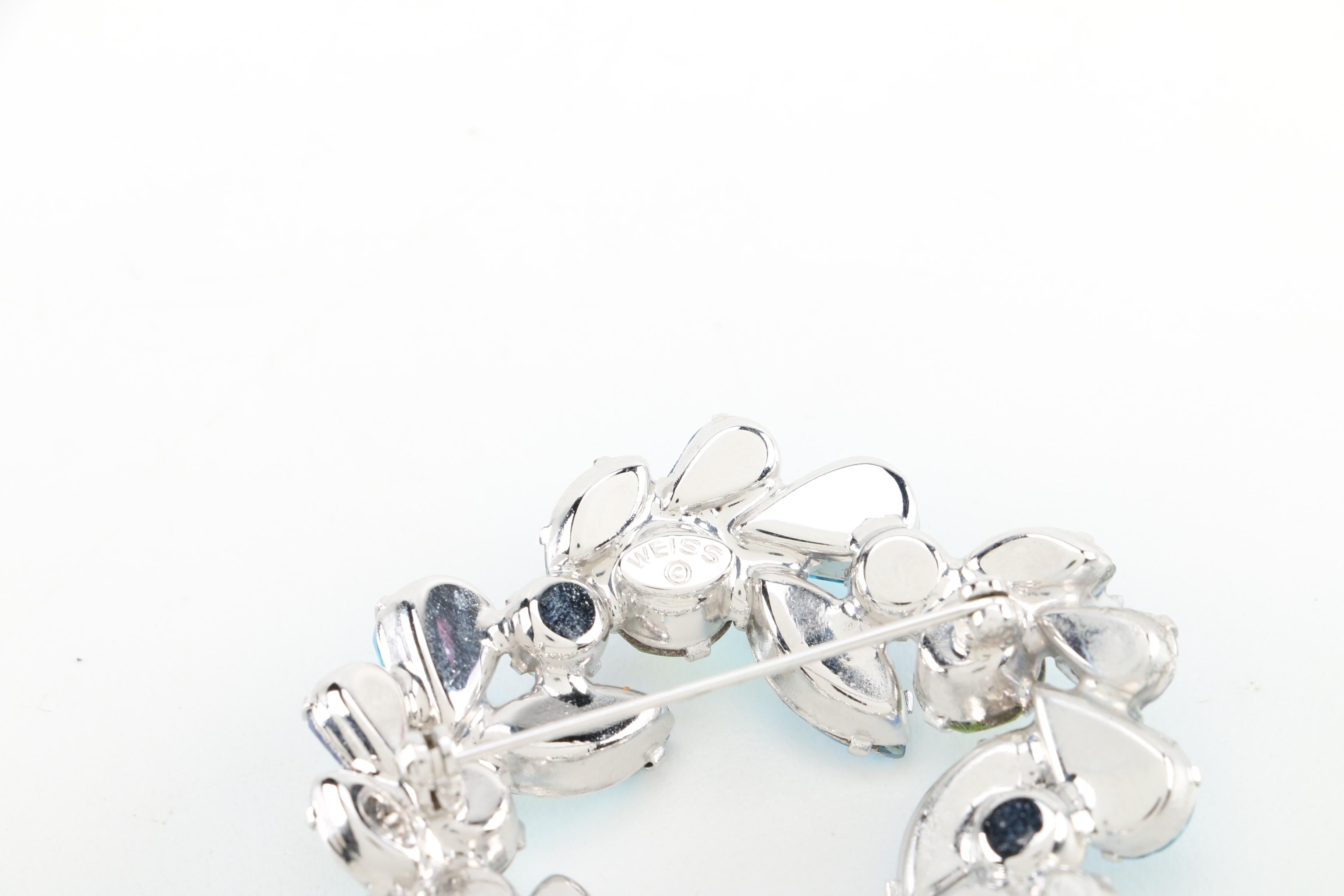 Weiss Brooch and Bogoff Necklace