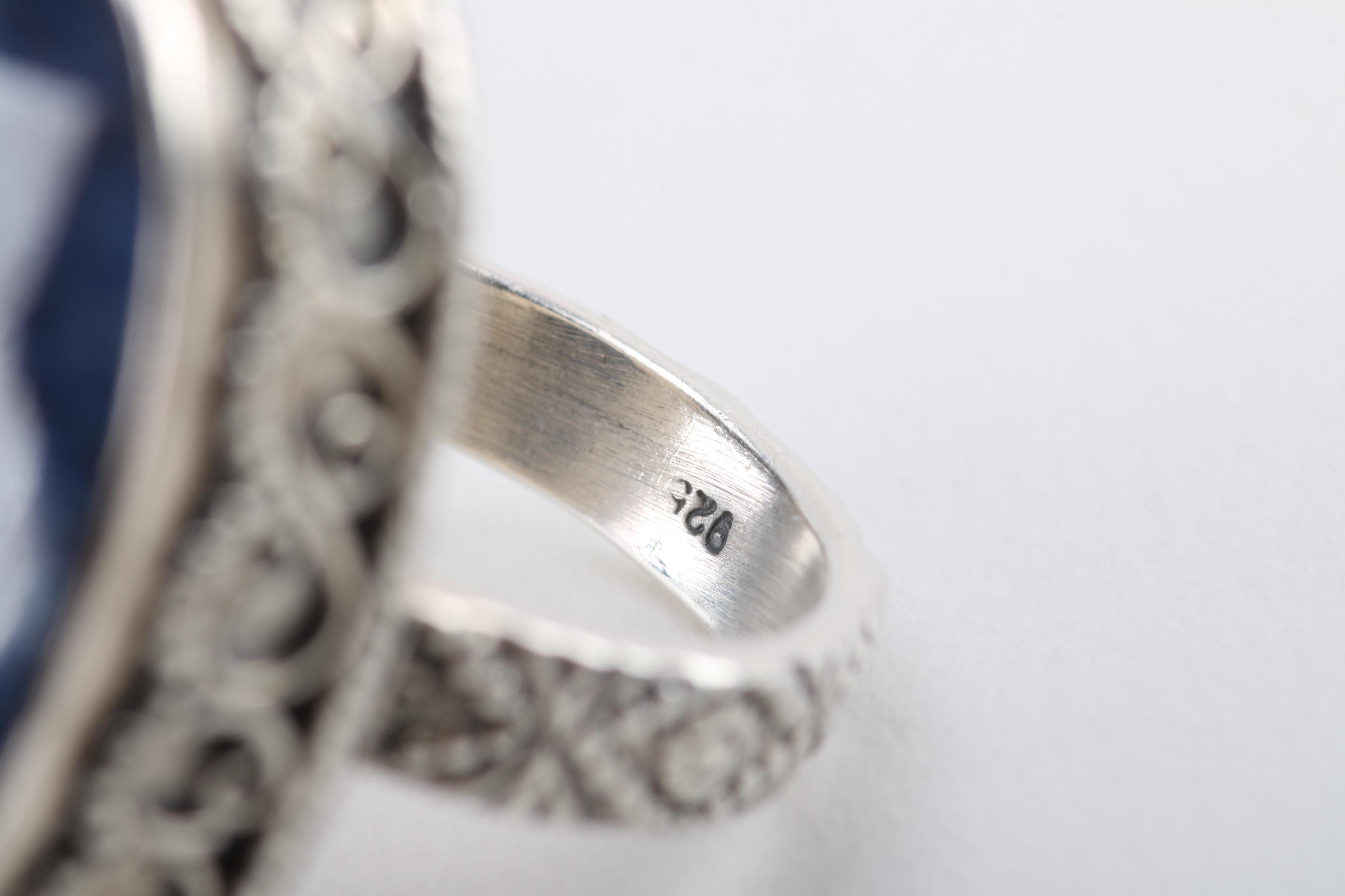 Sterling Silver and Stone Rings and Pendants