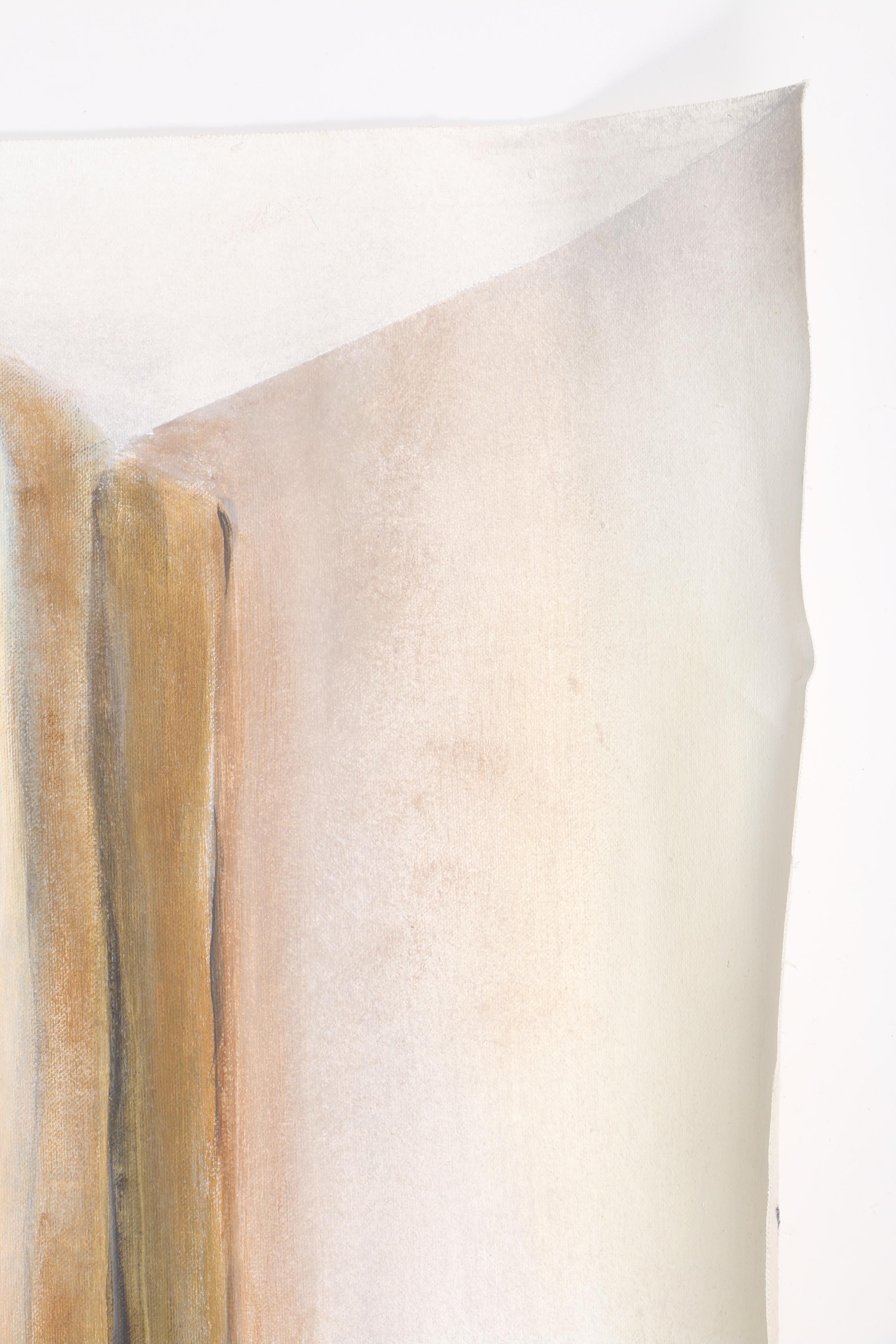 Unframed Acrylic Painting on Canvas of Fairies in an Idyllic Landscape