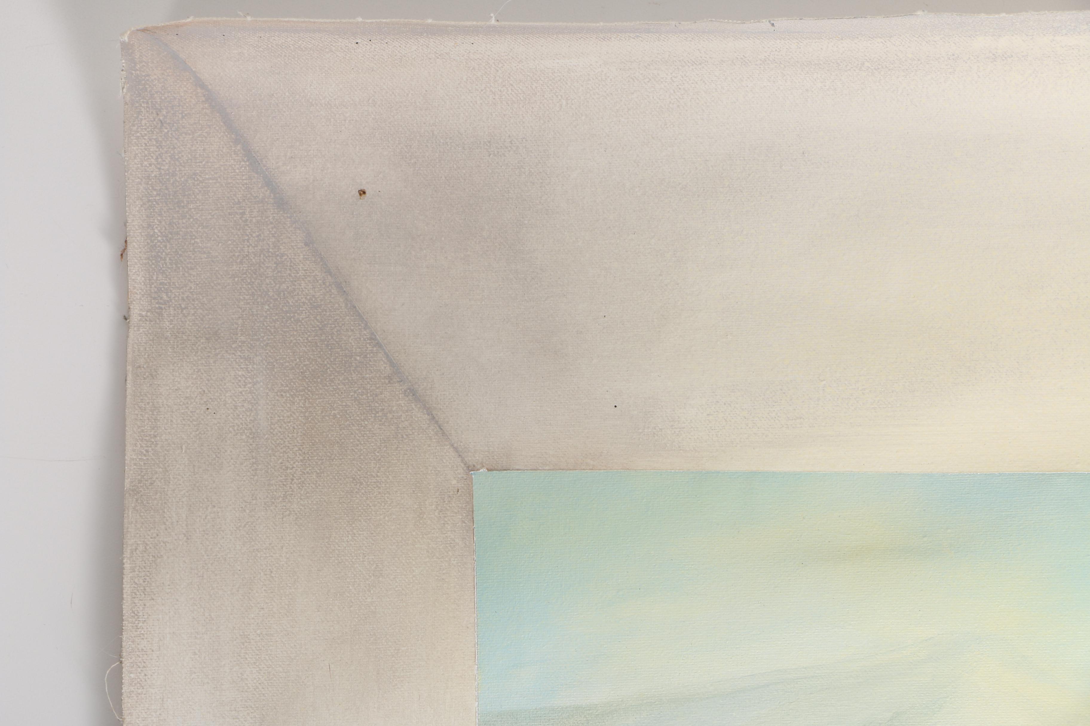 Unframed Acrylic Painting on Canvas of Fairies in an Idyllic Landscape