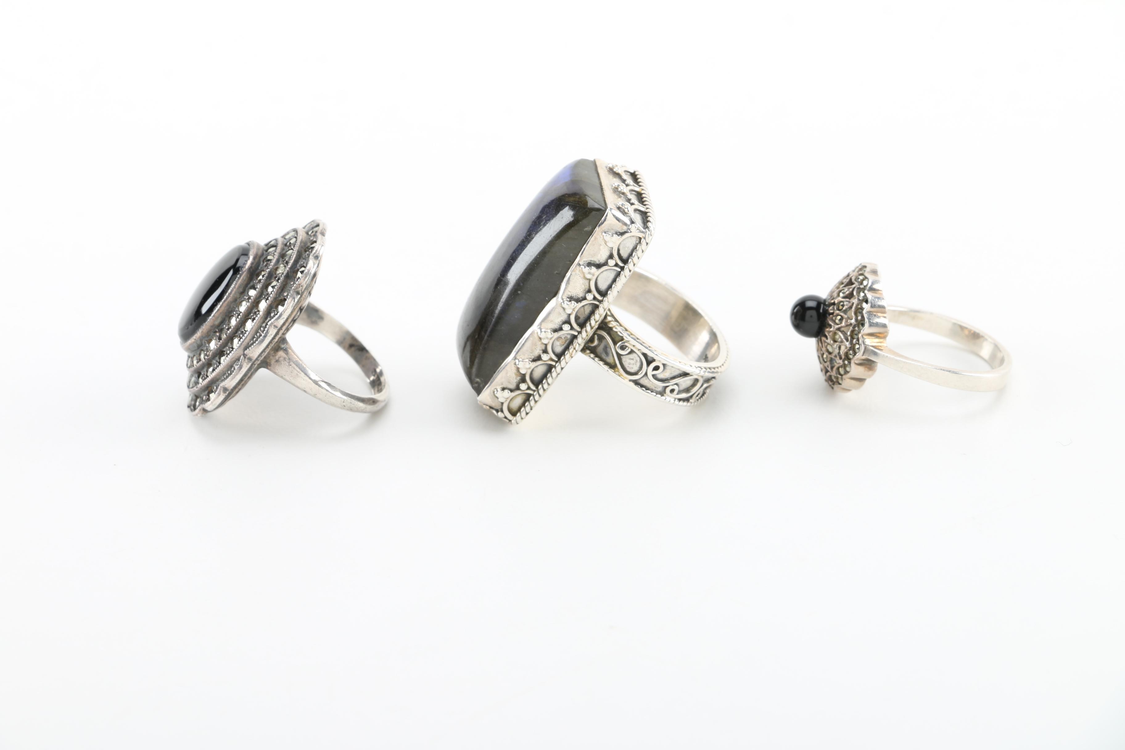 Sterling Silver and Stone Jewelry