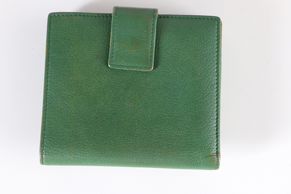 Gucci Wallet in Green Leather