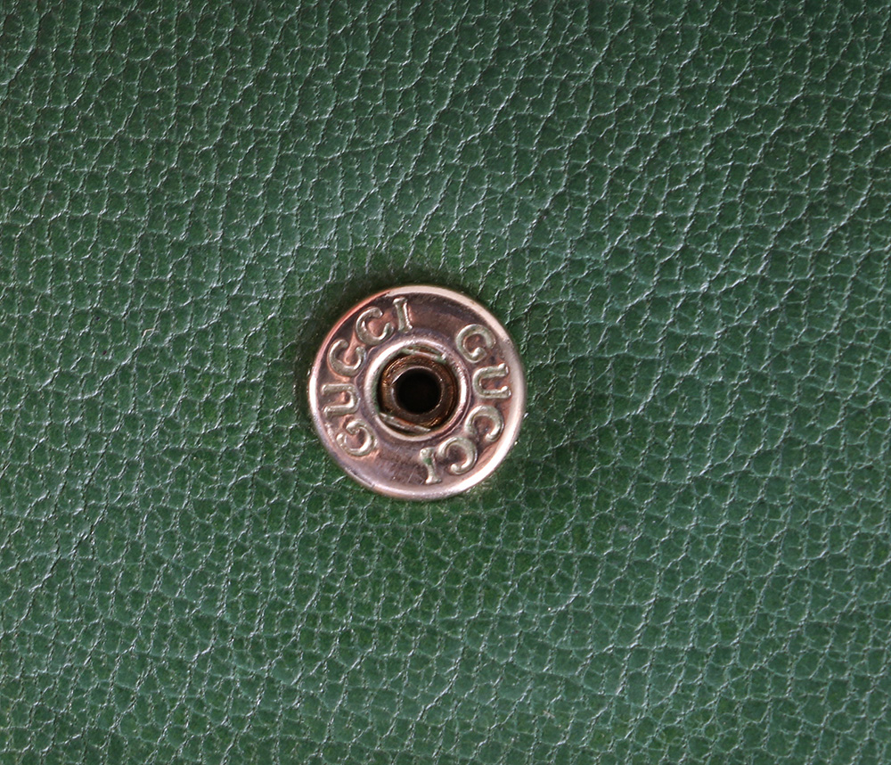 Gucci Wallet in Green Leather