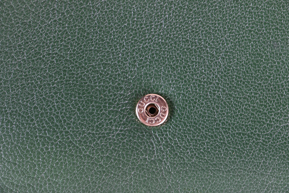 Gucci Wallet in Green Leather