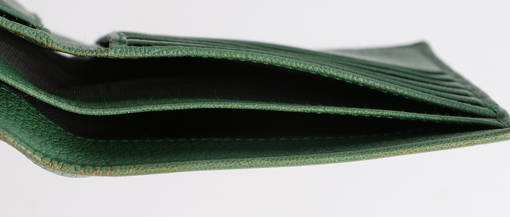 Gucci Wallet in Green Leather