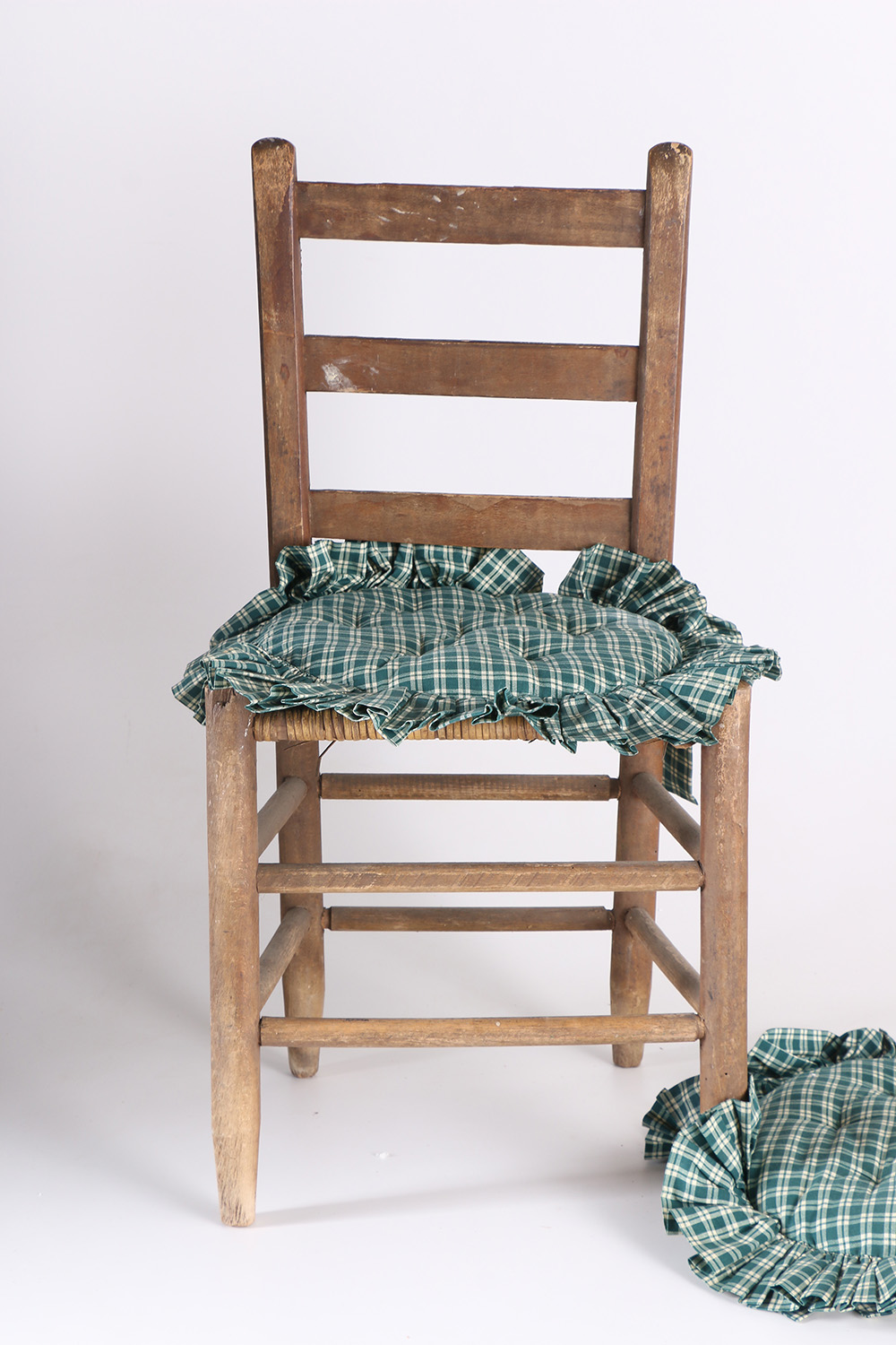 Vintage Wood and Wicker Chair